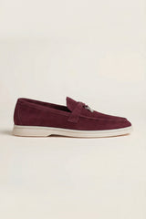 Leonis Buckle Loafer Burgundy Wine