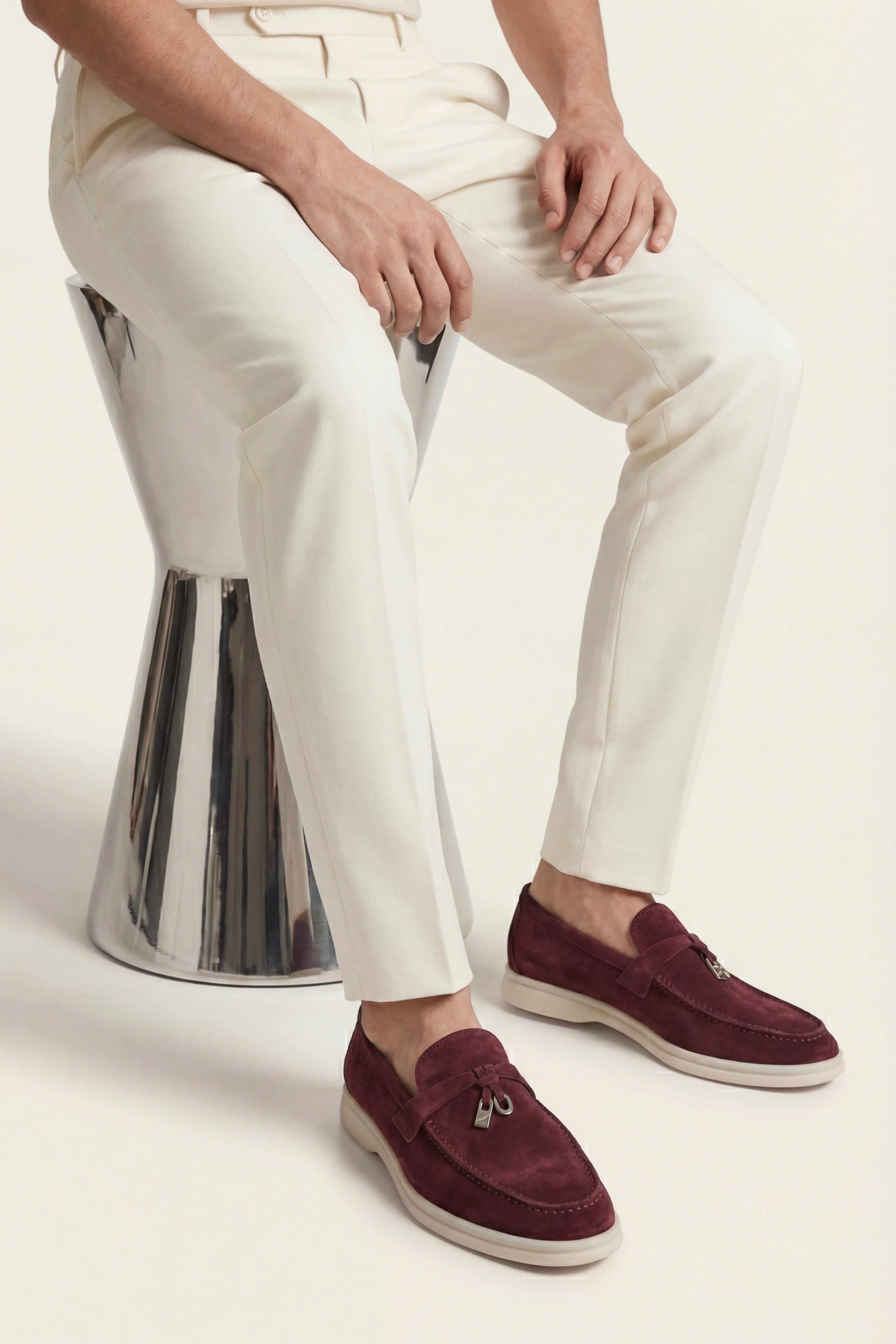 Leonis Buckle Loafer Burgundy Wine