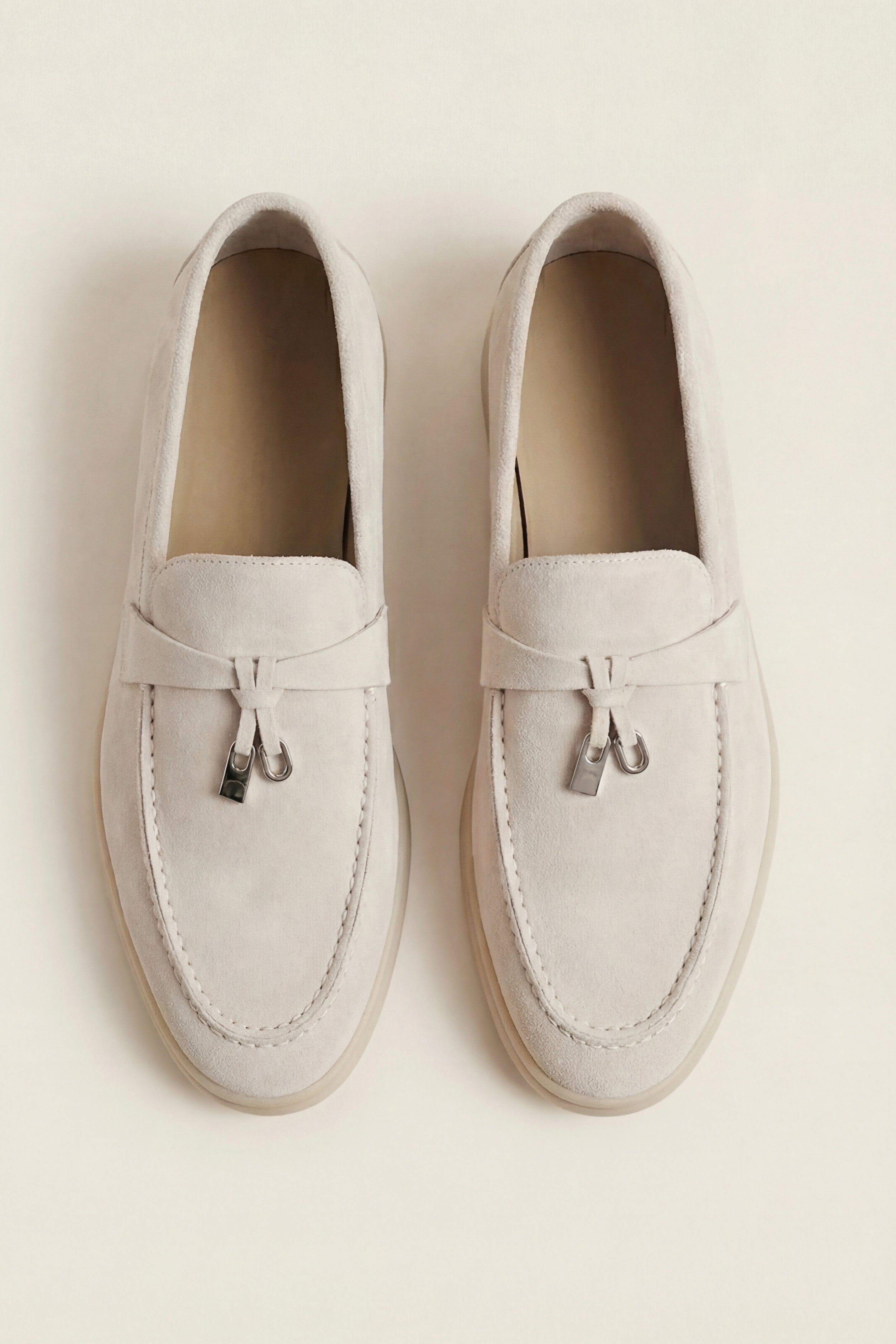 Leonis Buckle Loafer Cream