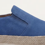 Valeno Suede City Loafers Blue
