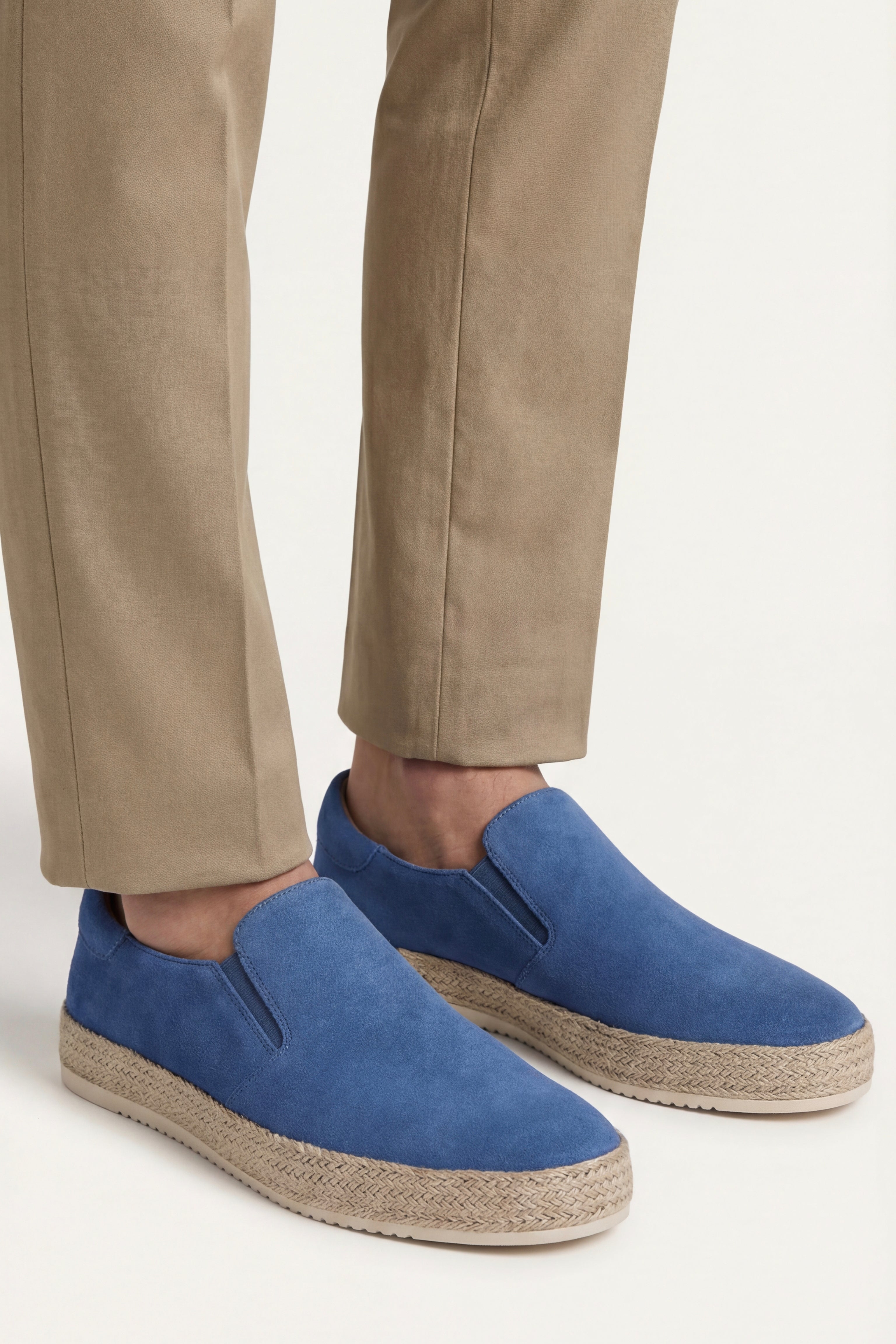 Valeno Suede City Loafers Blue