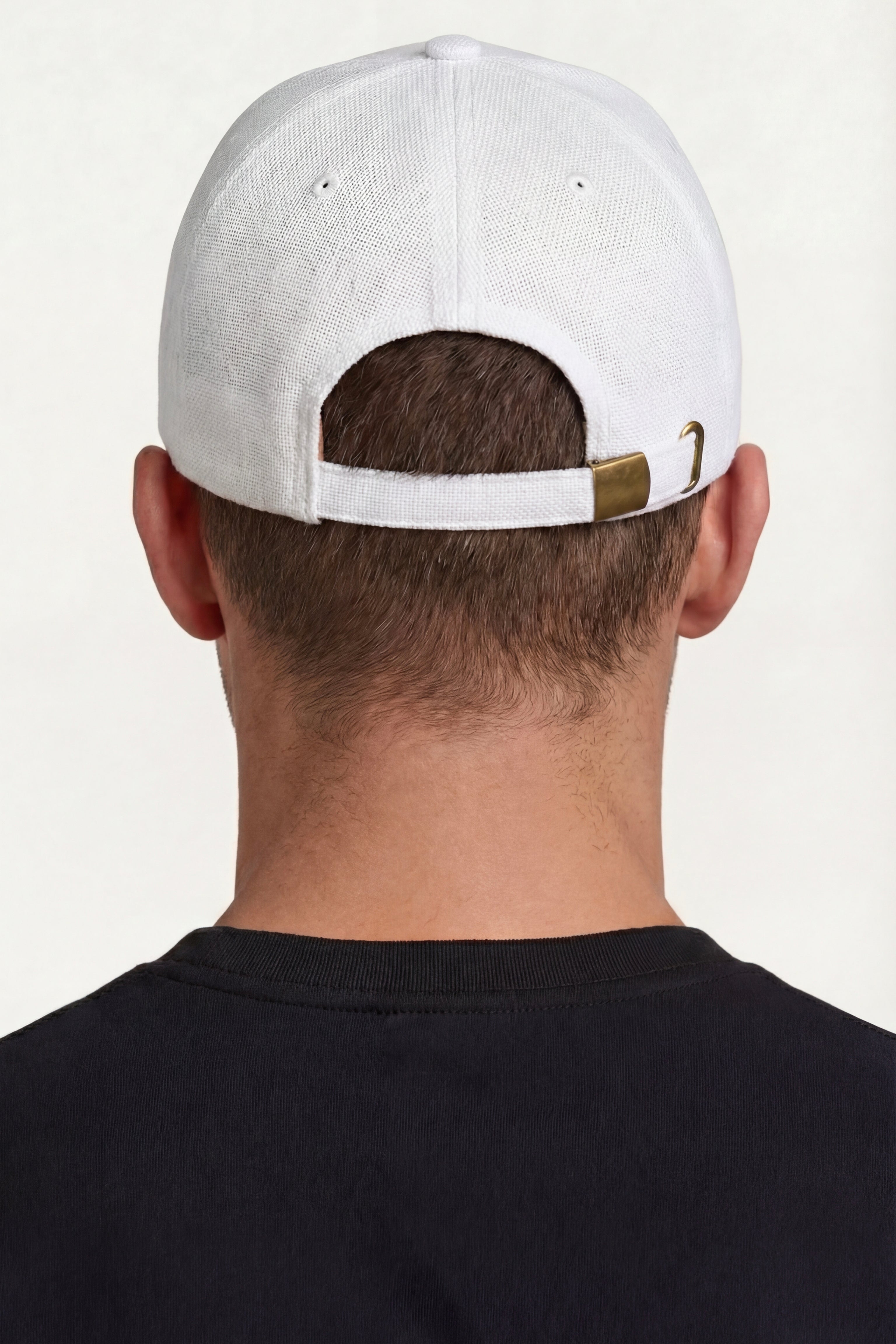 Silano Linen Cap White