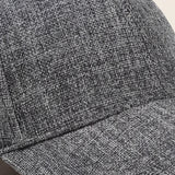 Silano Linen Cap Grey