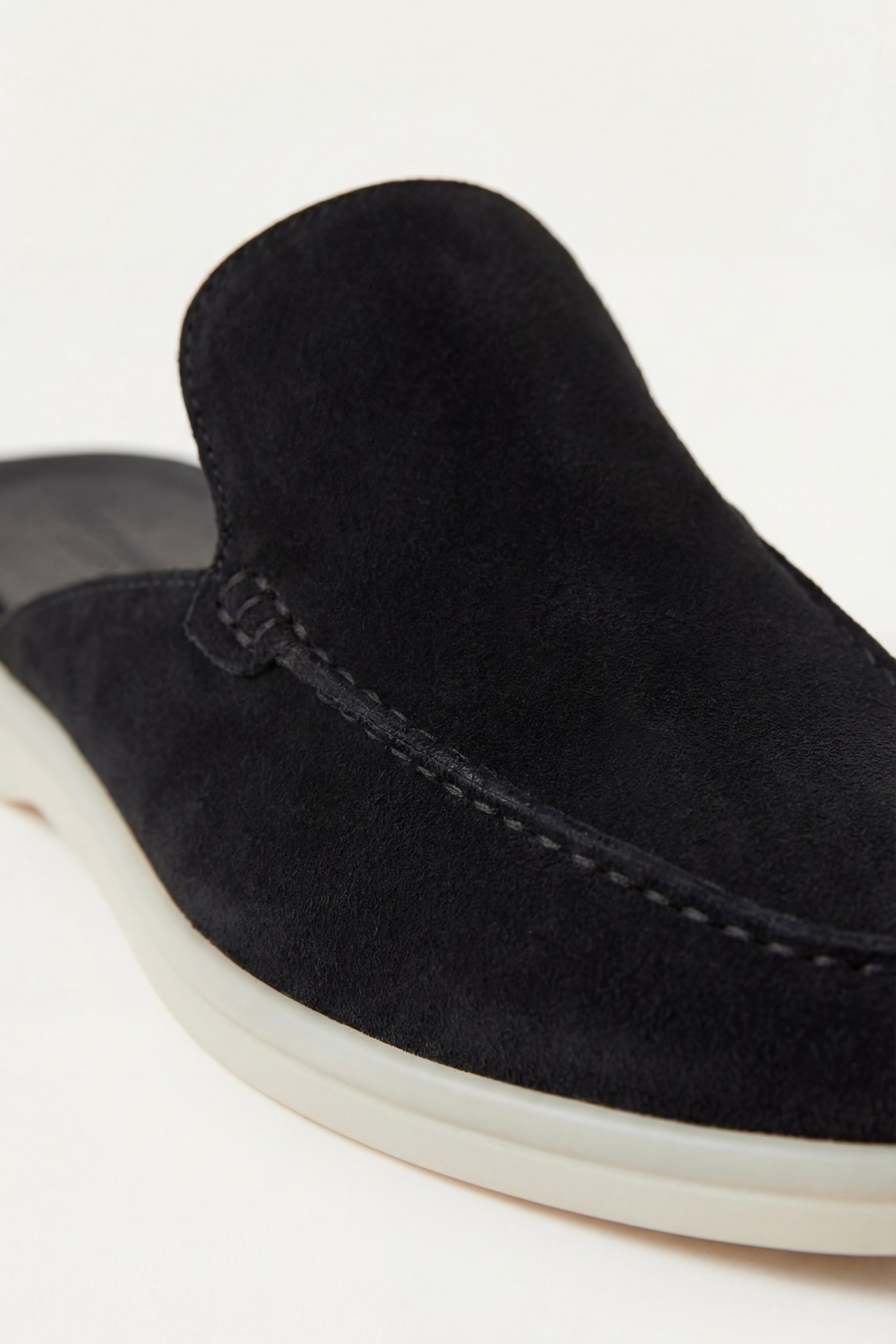 Torino Leather Mule Black