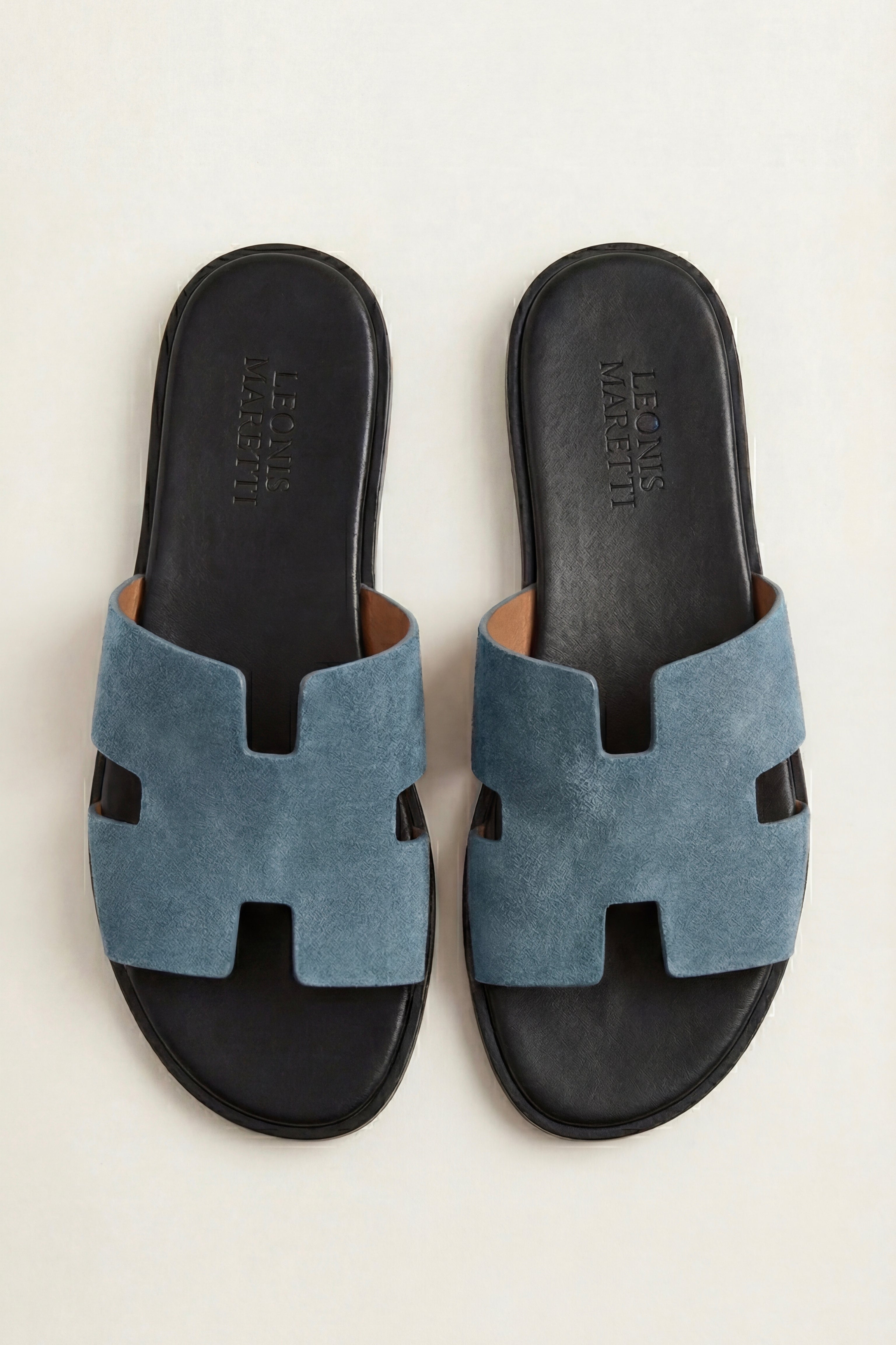 Matera Suede Sandal Blue