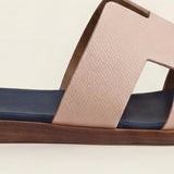 Arezzo Leather Sandal Pink
