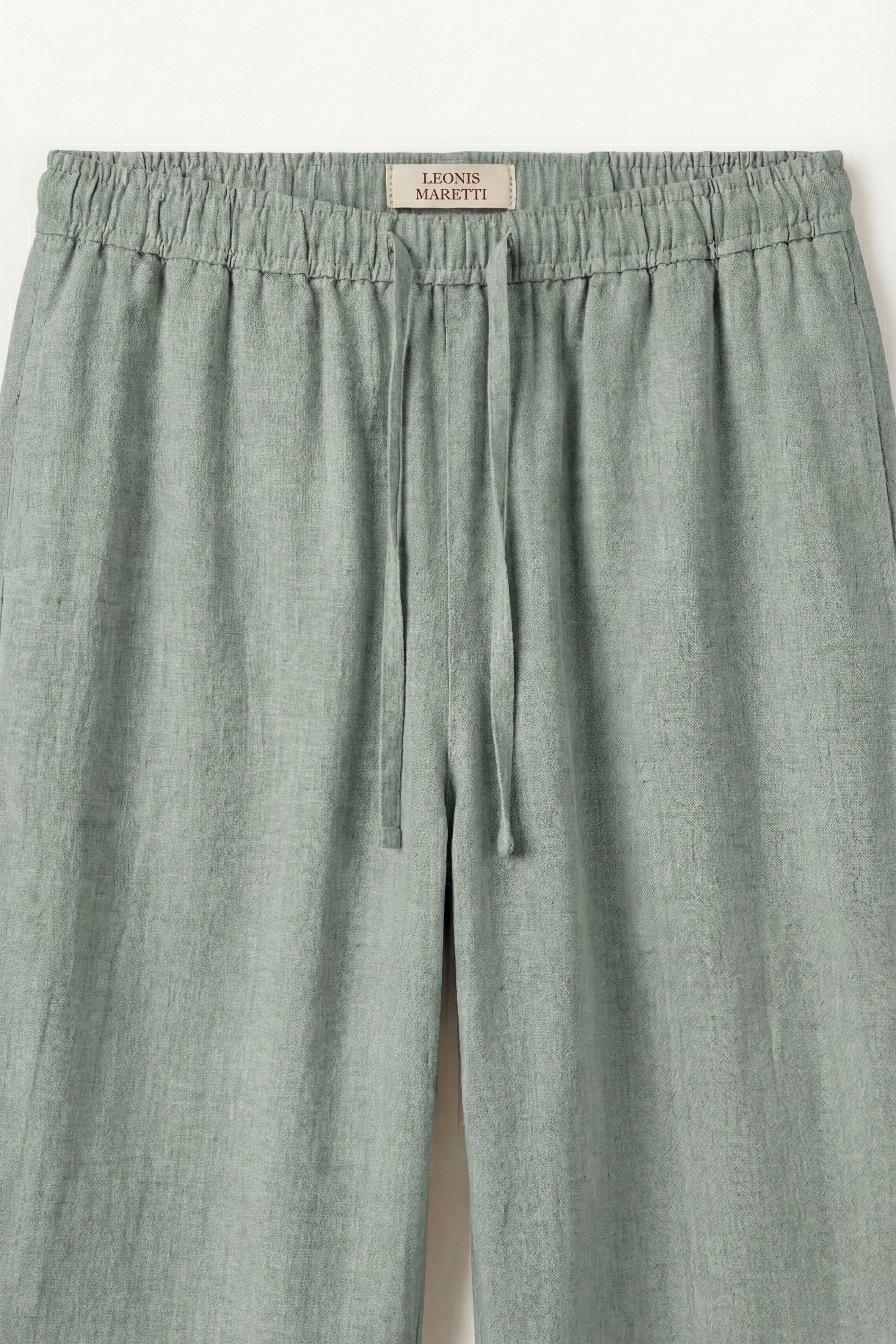 Catania Linen Pantalon Green