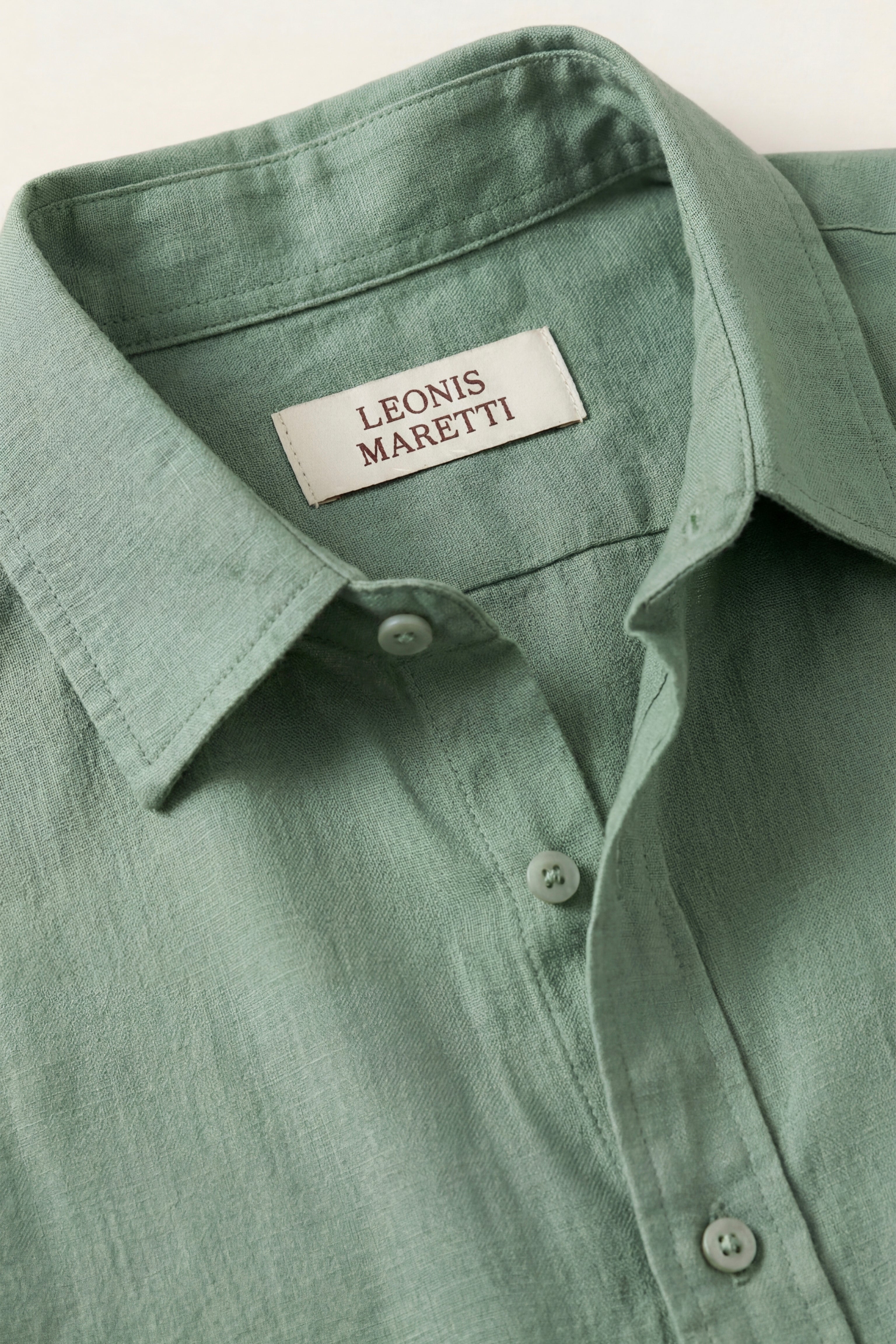 Pisa Linen Set Long Sleeve Green/Black