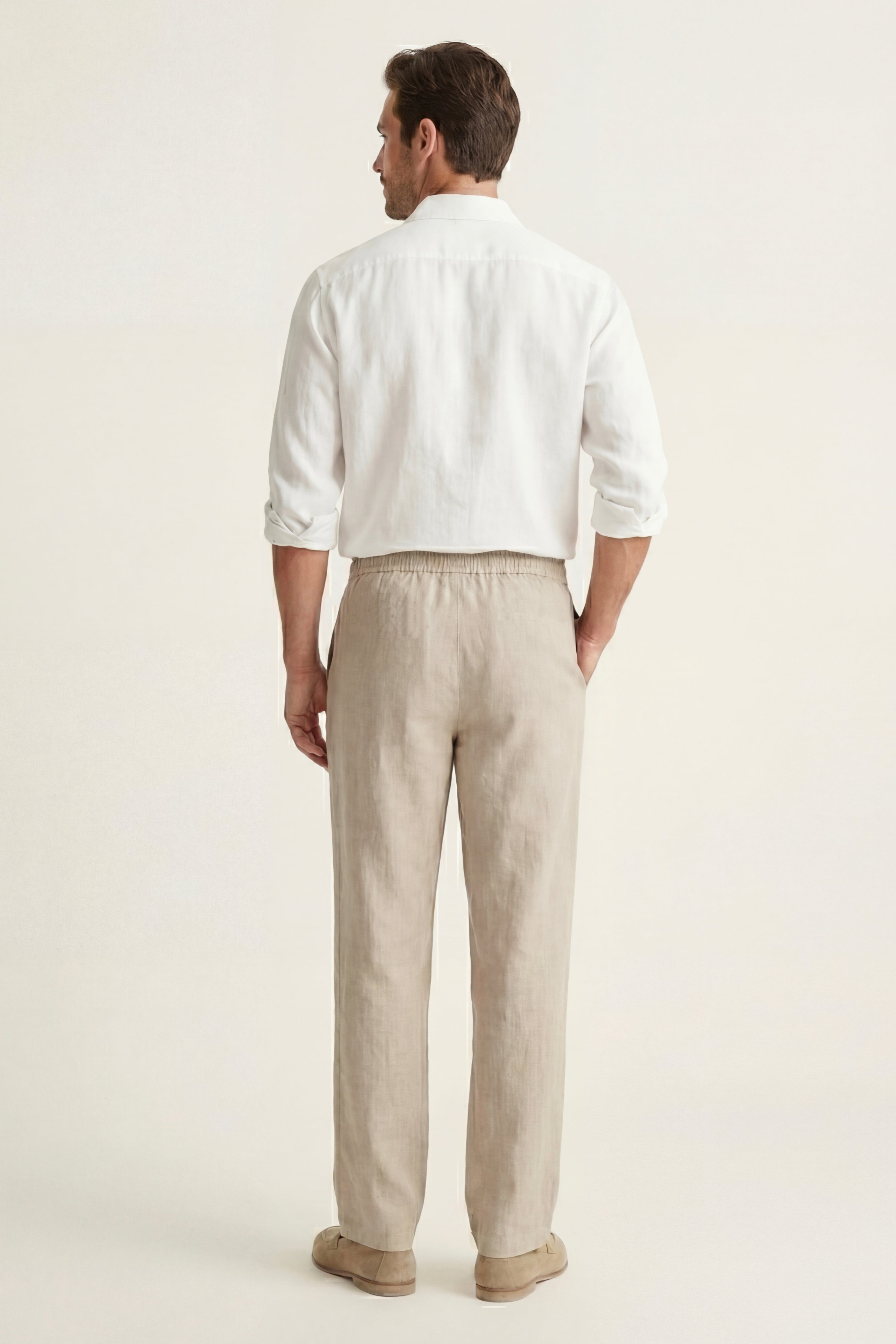 Novara Linen Pantalon Beige