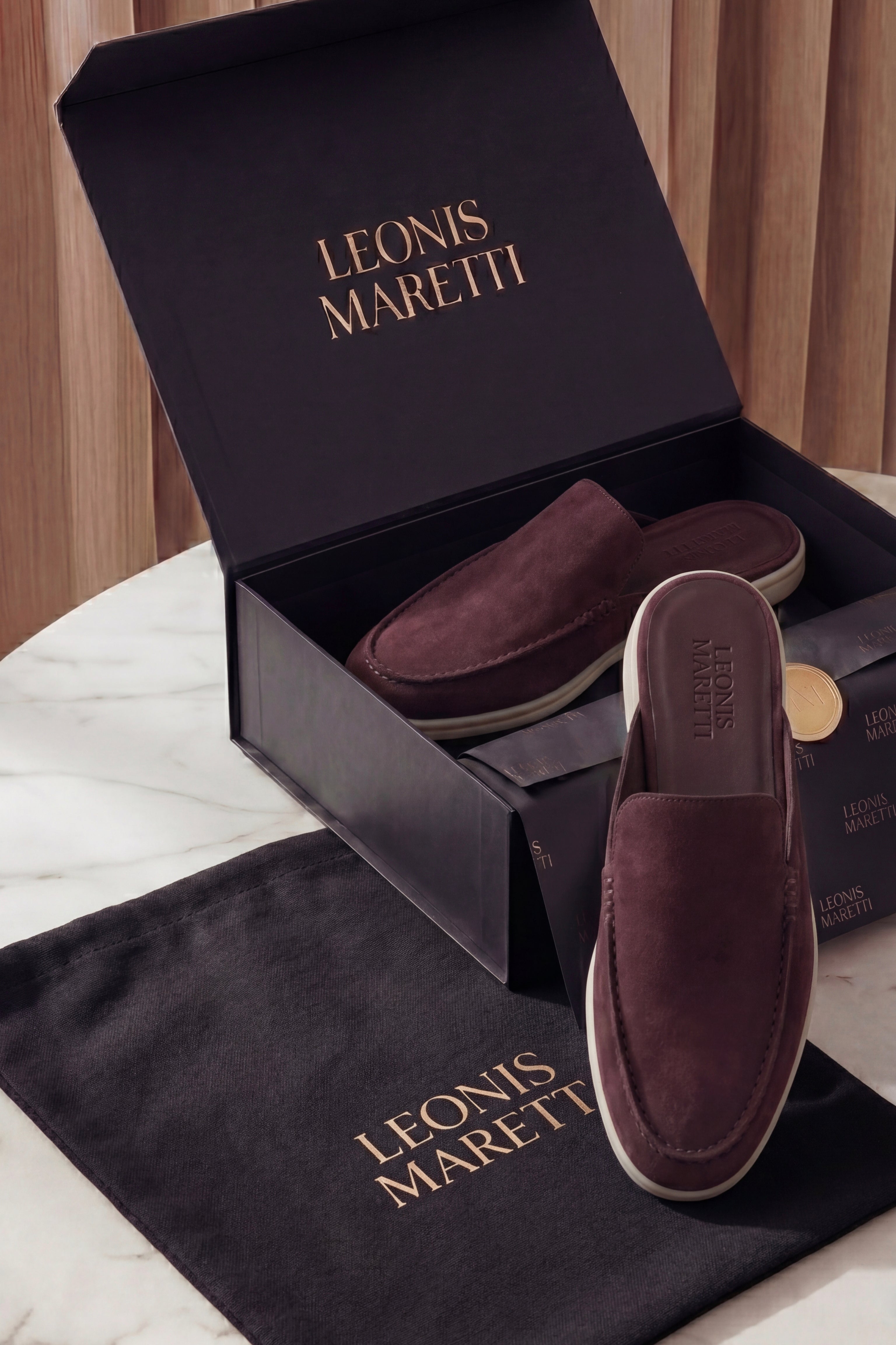Maretti Mule Burgundy