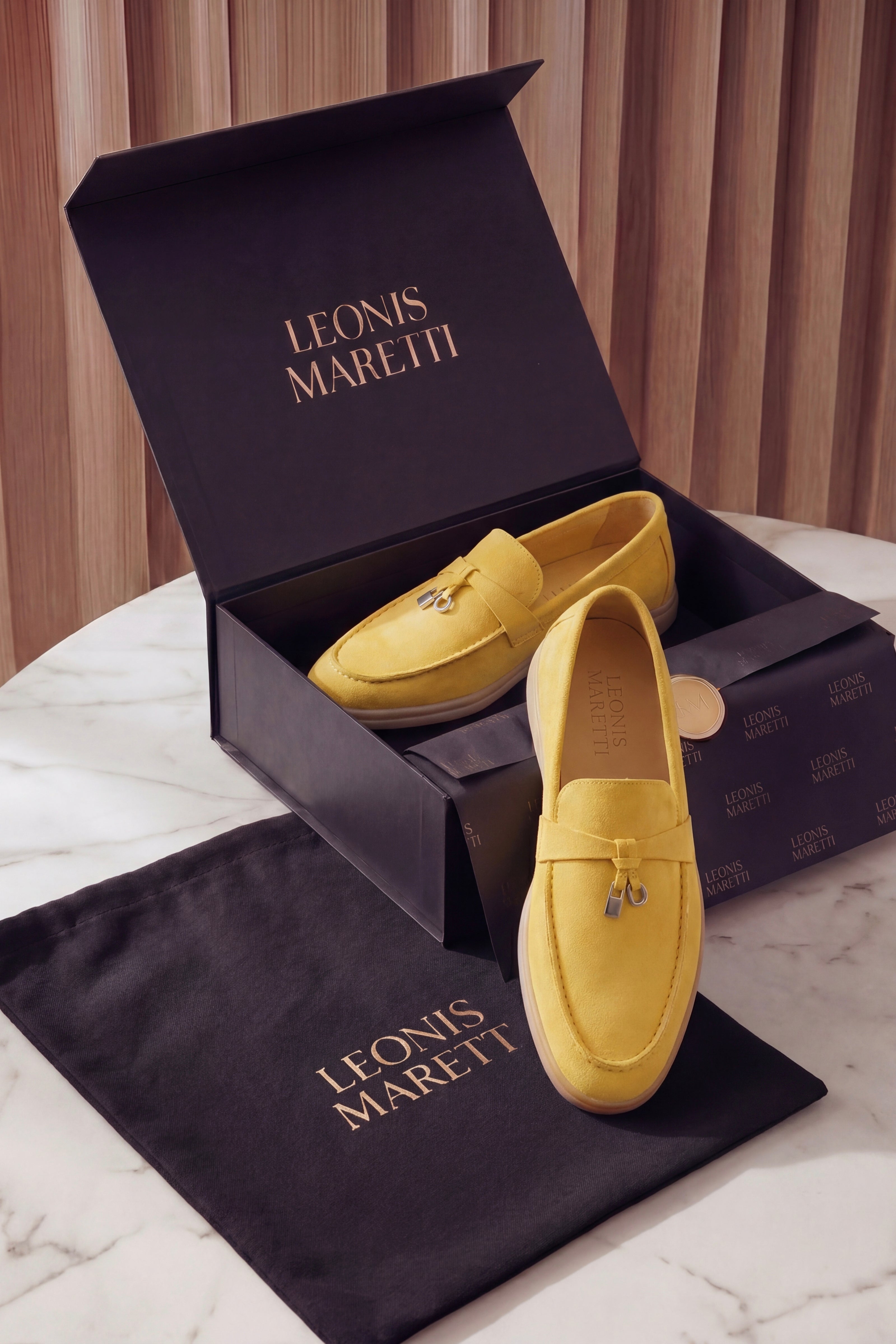 Leonis Buckle Loafer Yellow