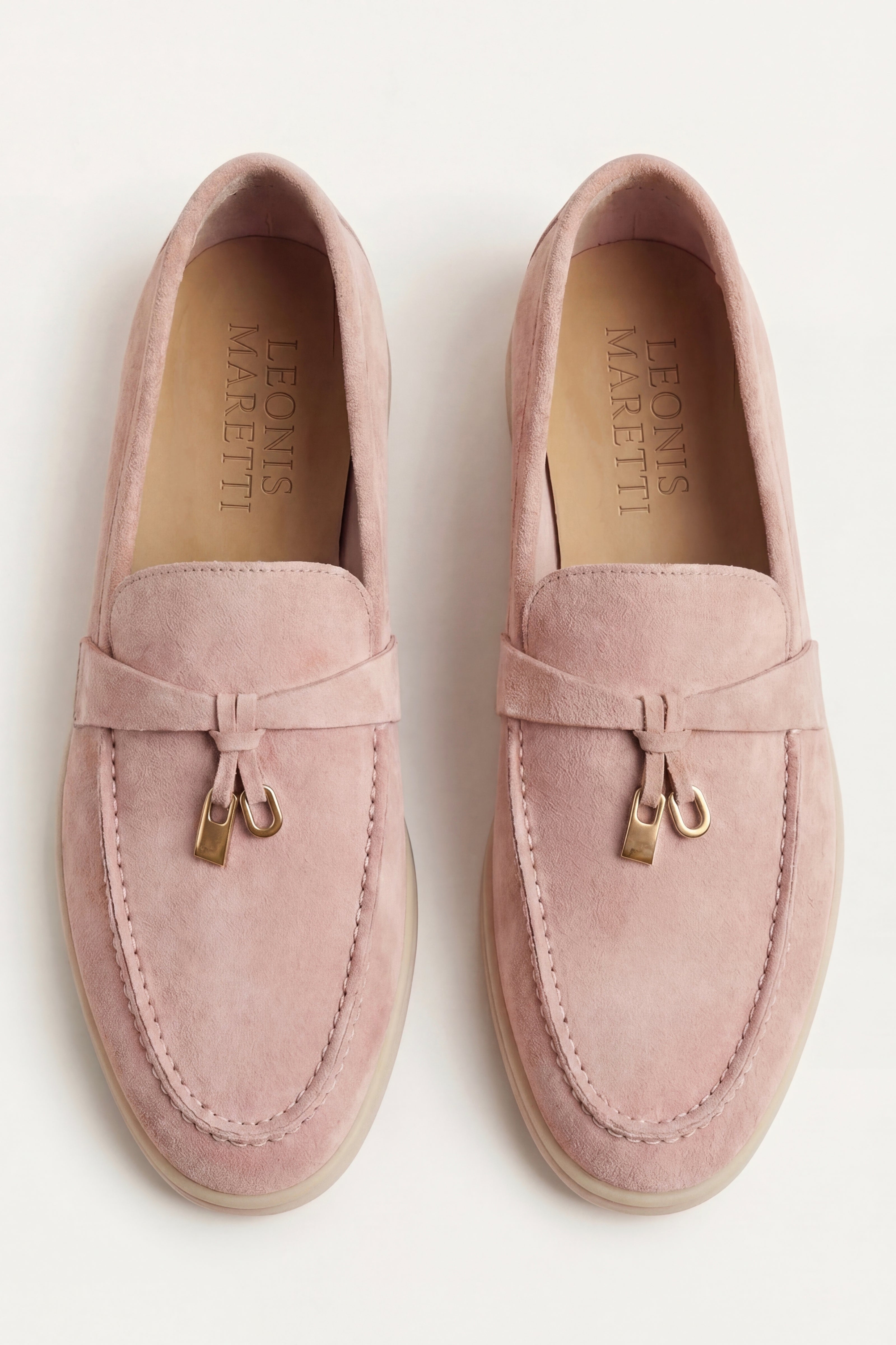 Leonis Buckle Loafer Blush Rose