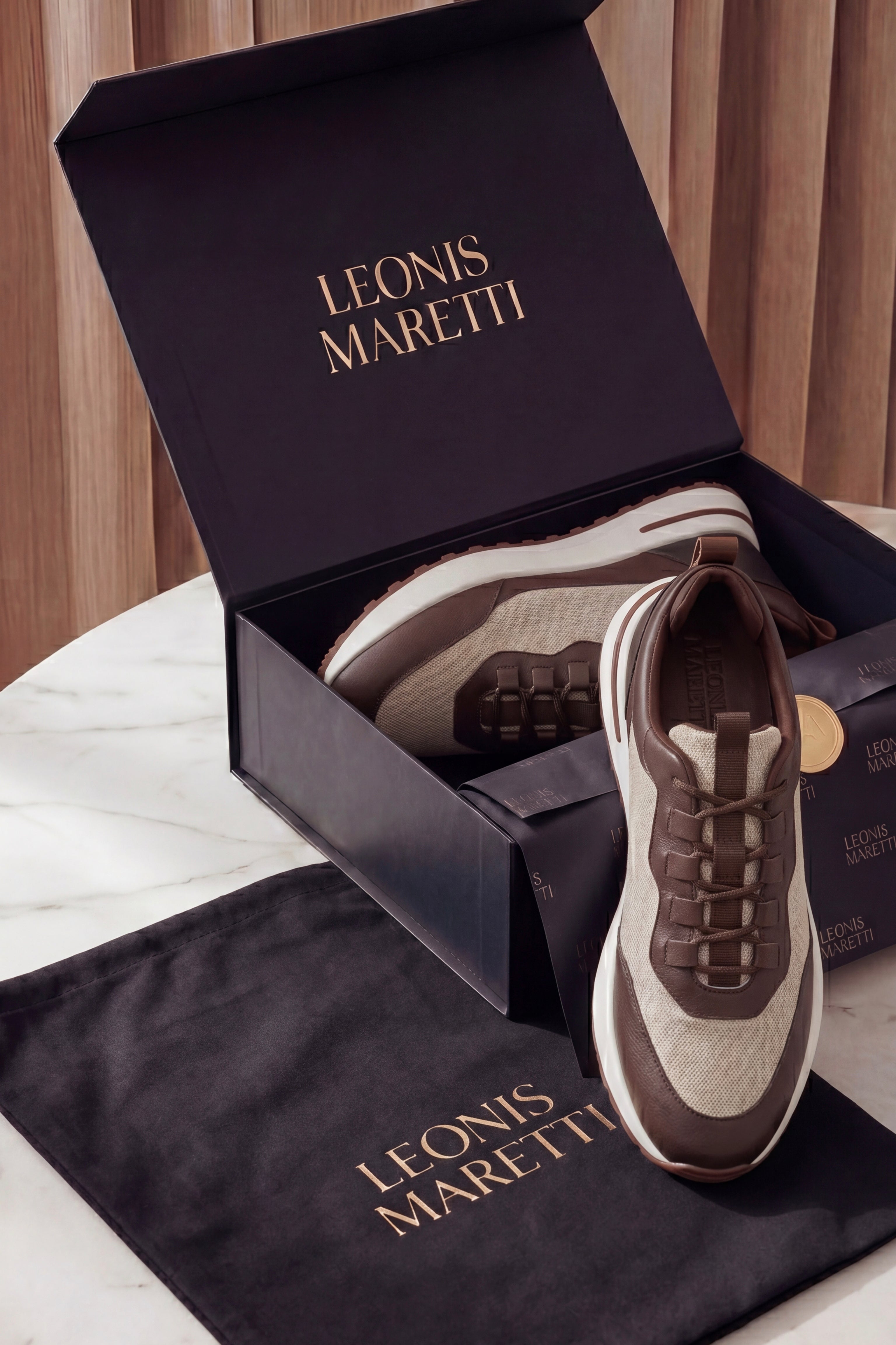 Maretti Sneaker Taupe