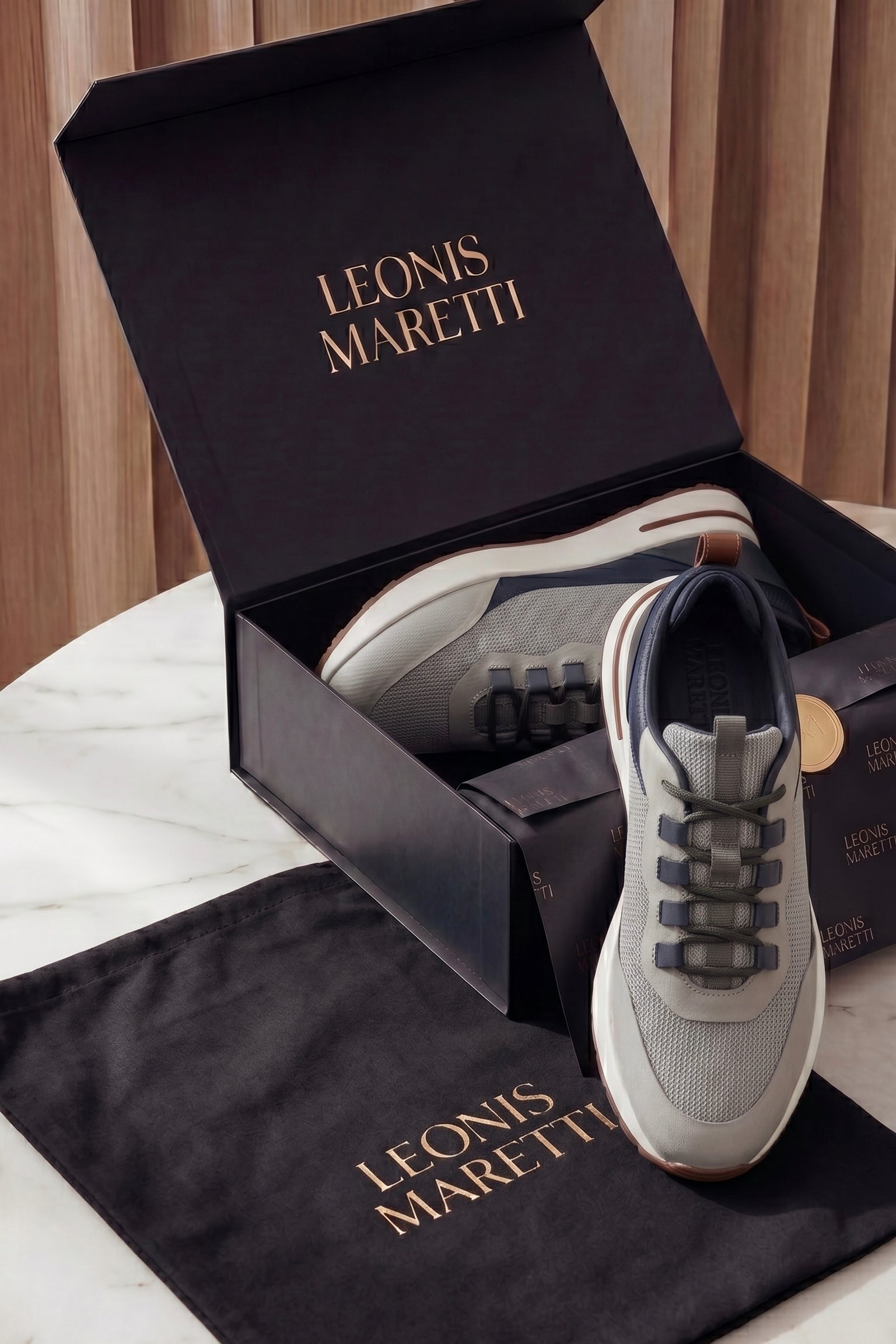 Maretti Sneaker Navy Grey