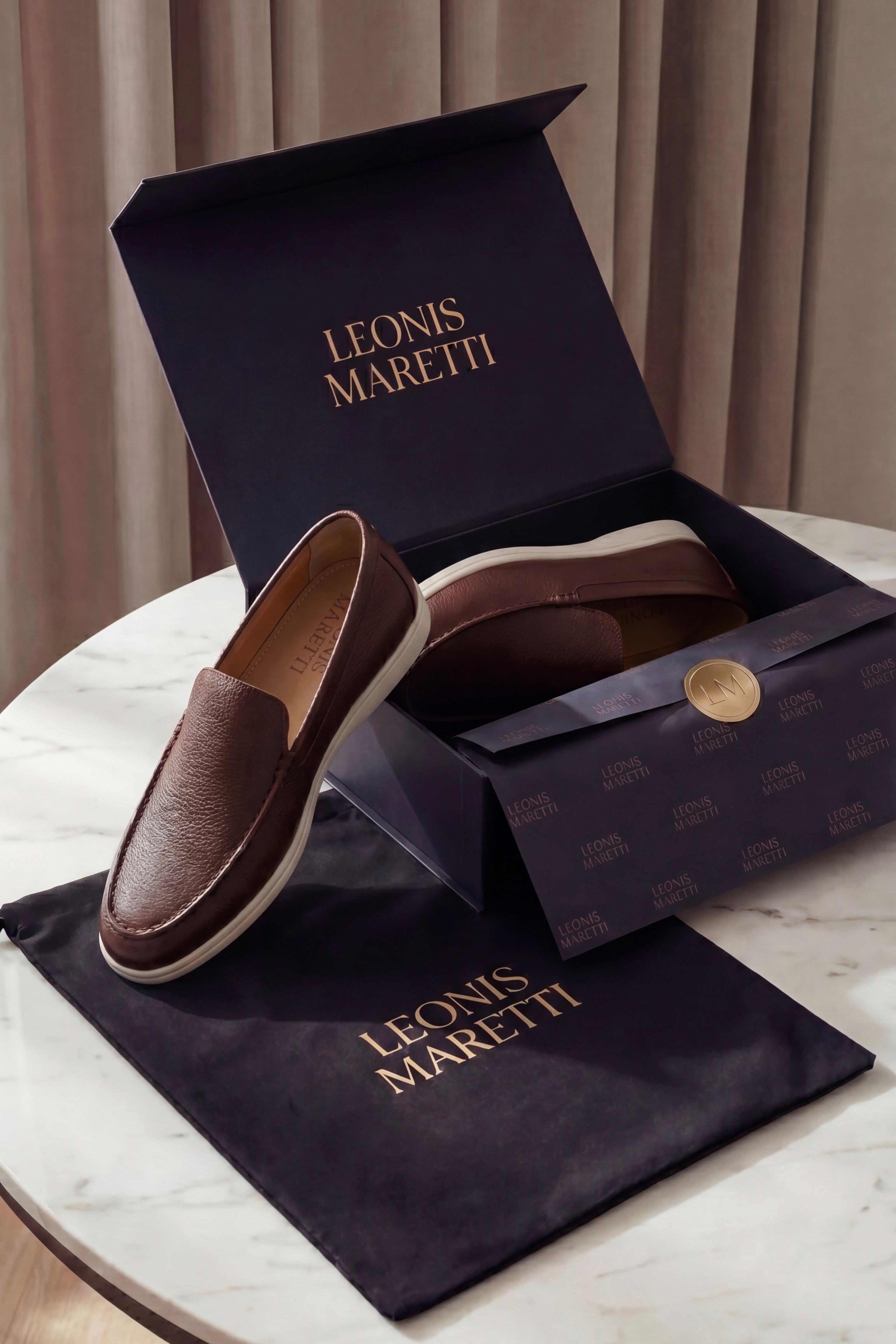 Alvero Dressed Loafer Brown