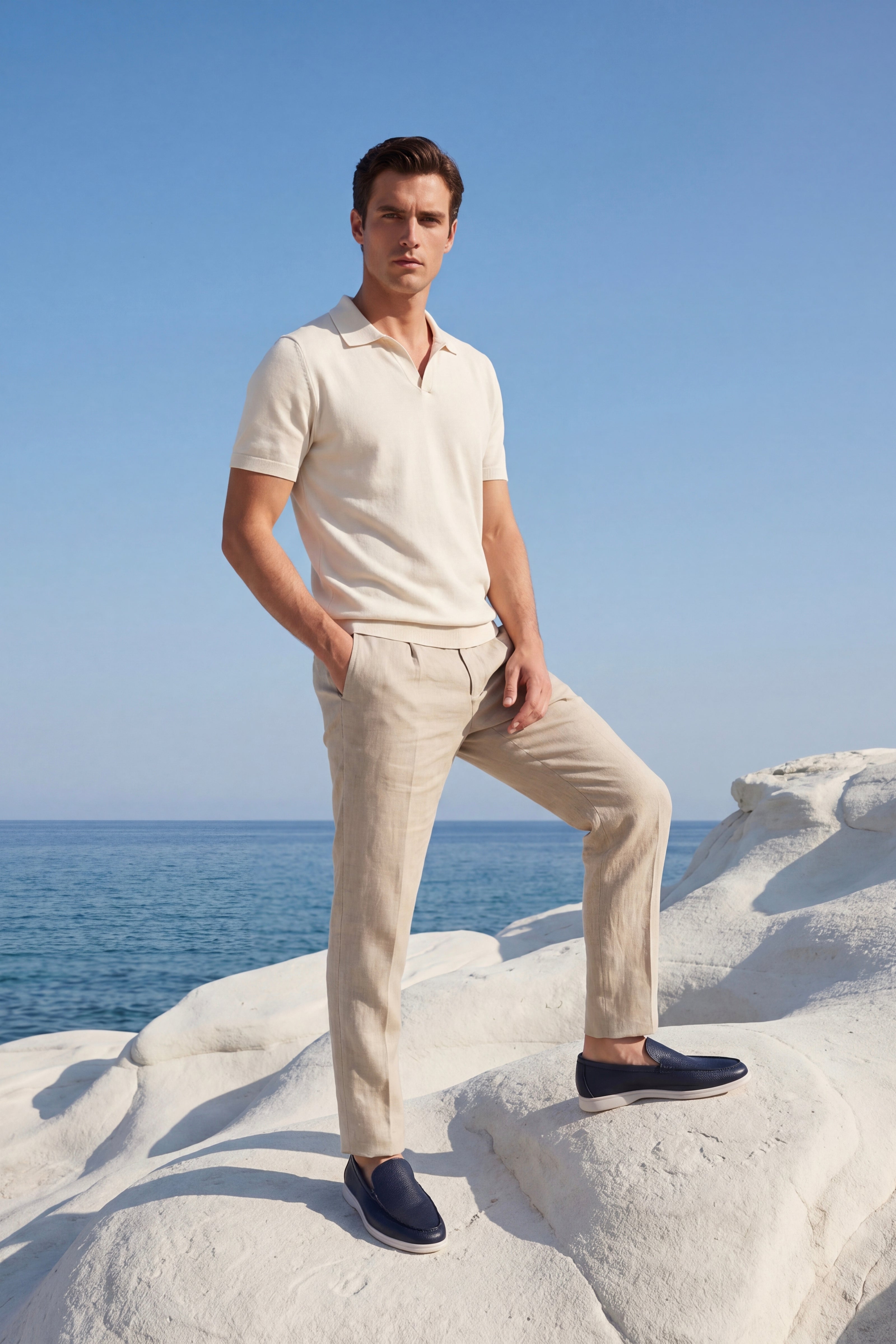 Alvero Dressed Loafer Navy