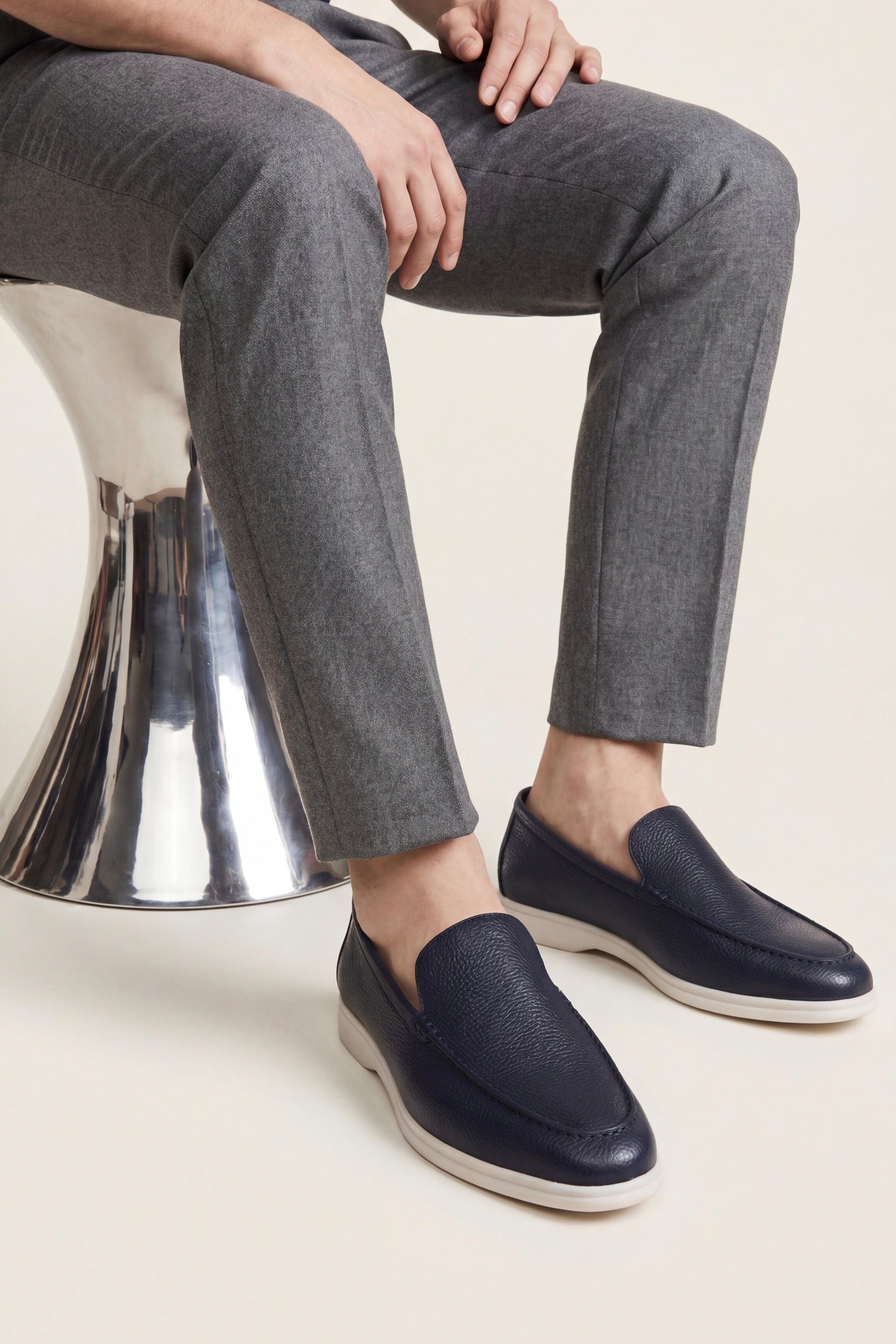 Alvero Dressed Loafer Navy