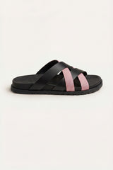 Tuscana Sandal Black/Pink