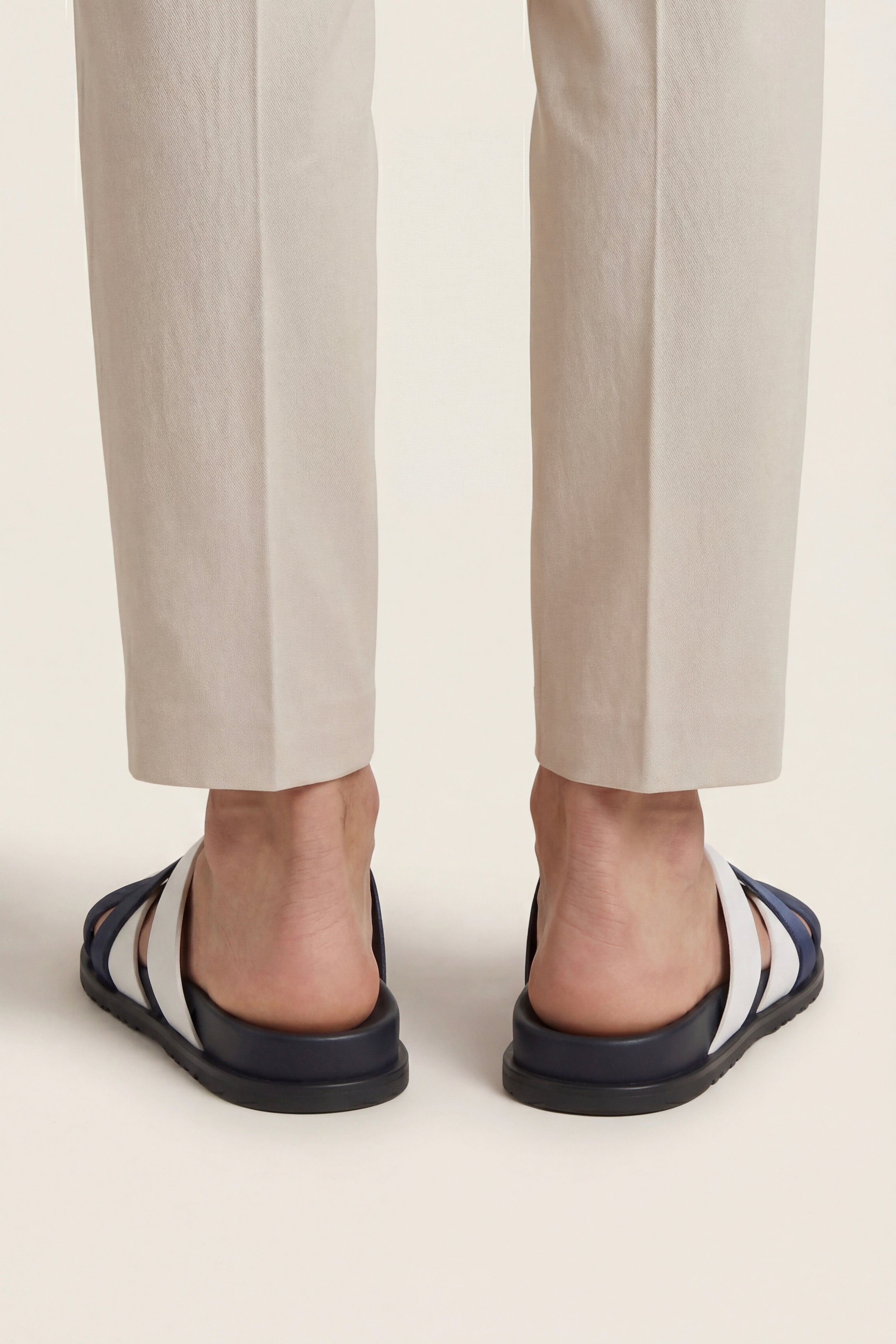Tuscana Sandal White/Navy