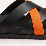 Tuscana Sandal Black/Orange