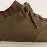 Solano Suede Slip-On Olive