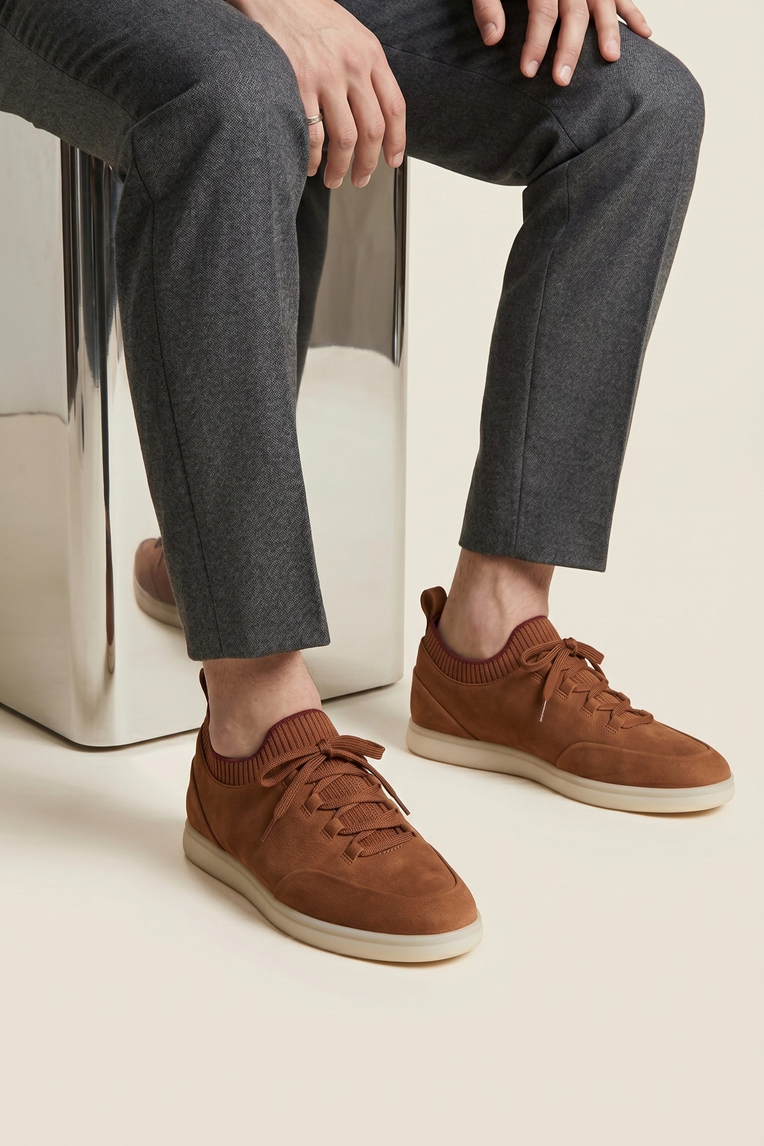 Solano Suede Slip-On Brown