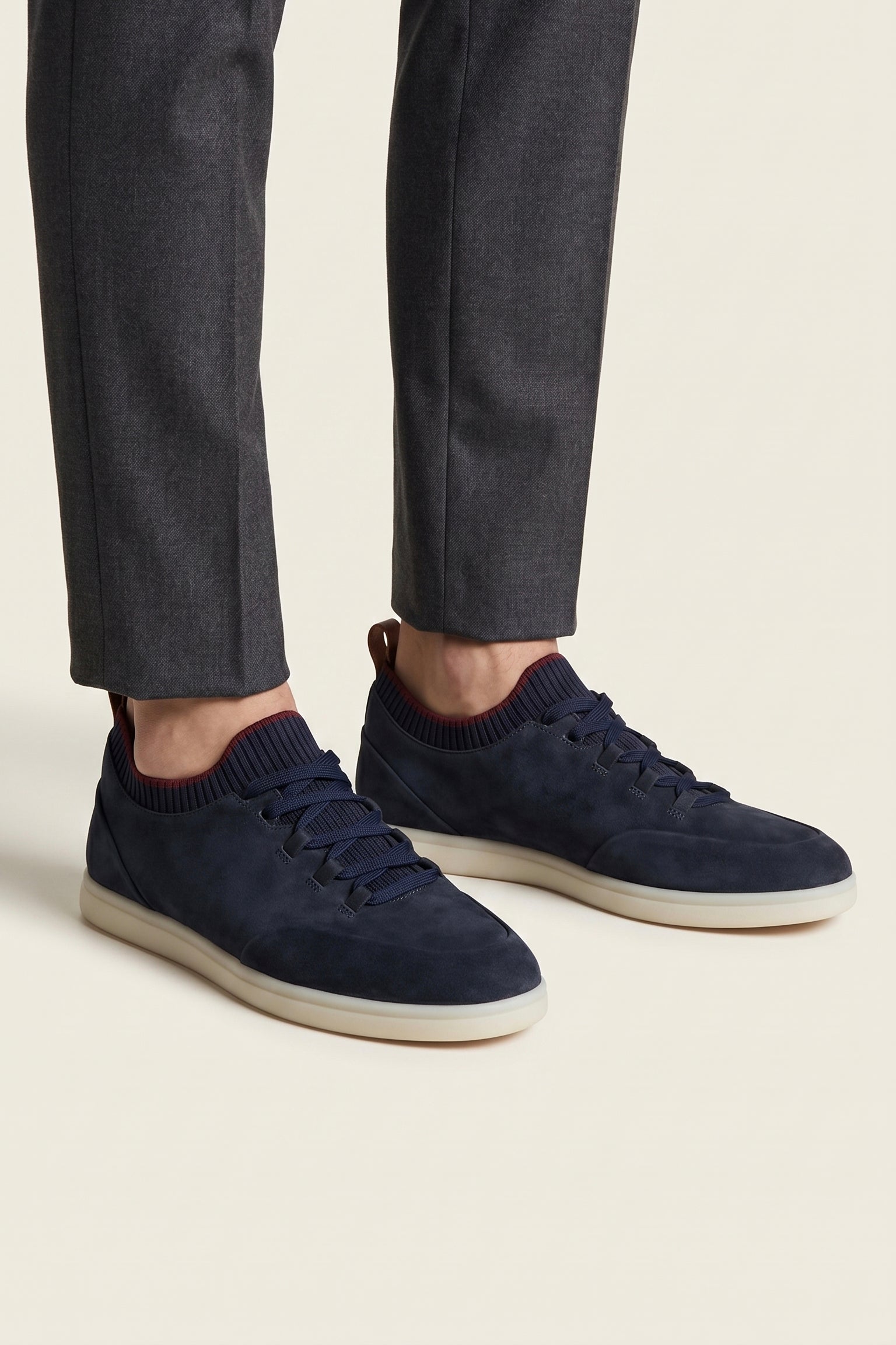 Solano Suede Slip-On Navy