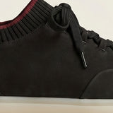 Solano Suede Slip-On Black