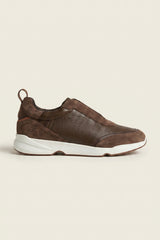 Solano Leather Slip-On Dark Brown