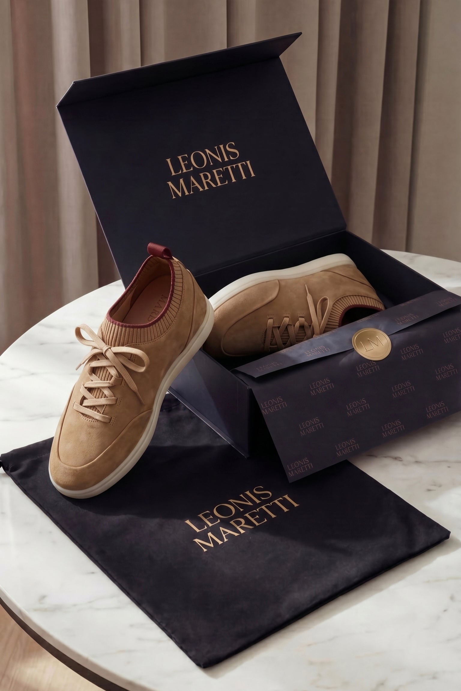 Solano Suede Slip-On Camel