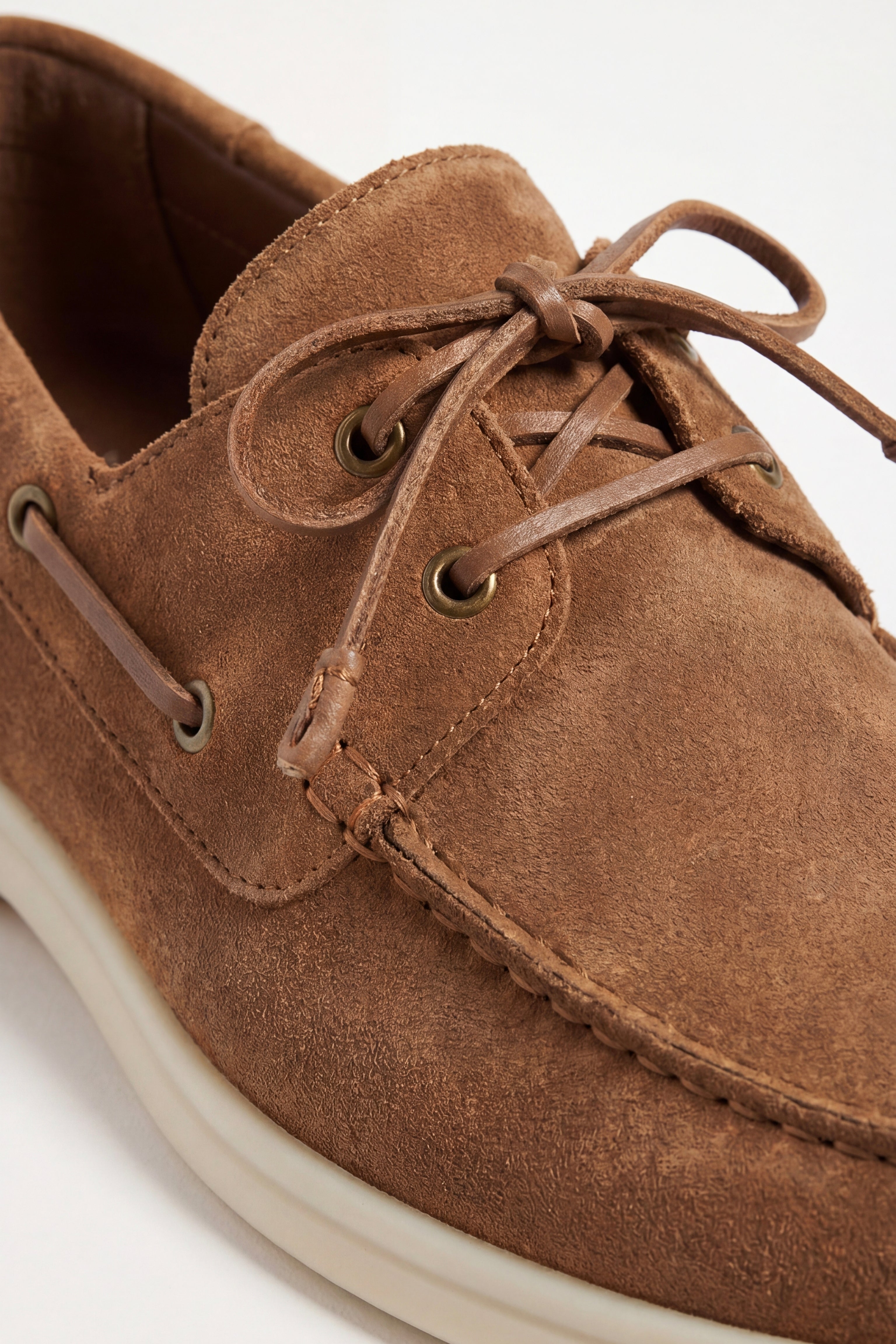 Marina Yacht Walk Suede Loafer Brown