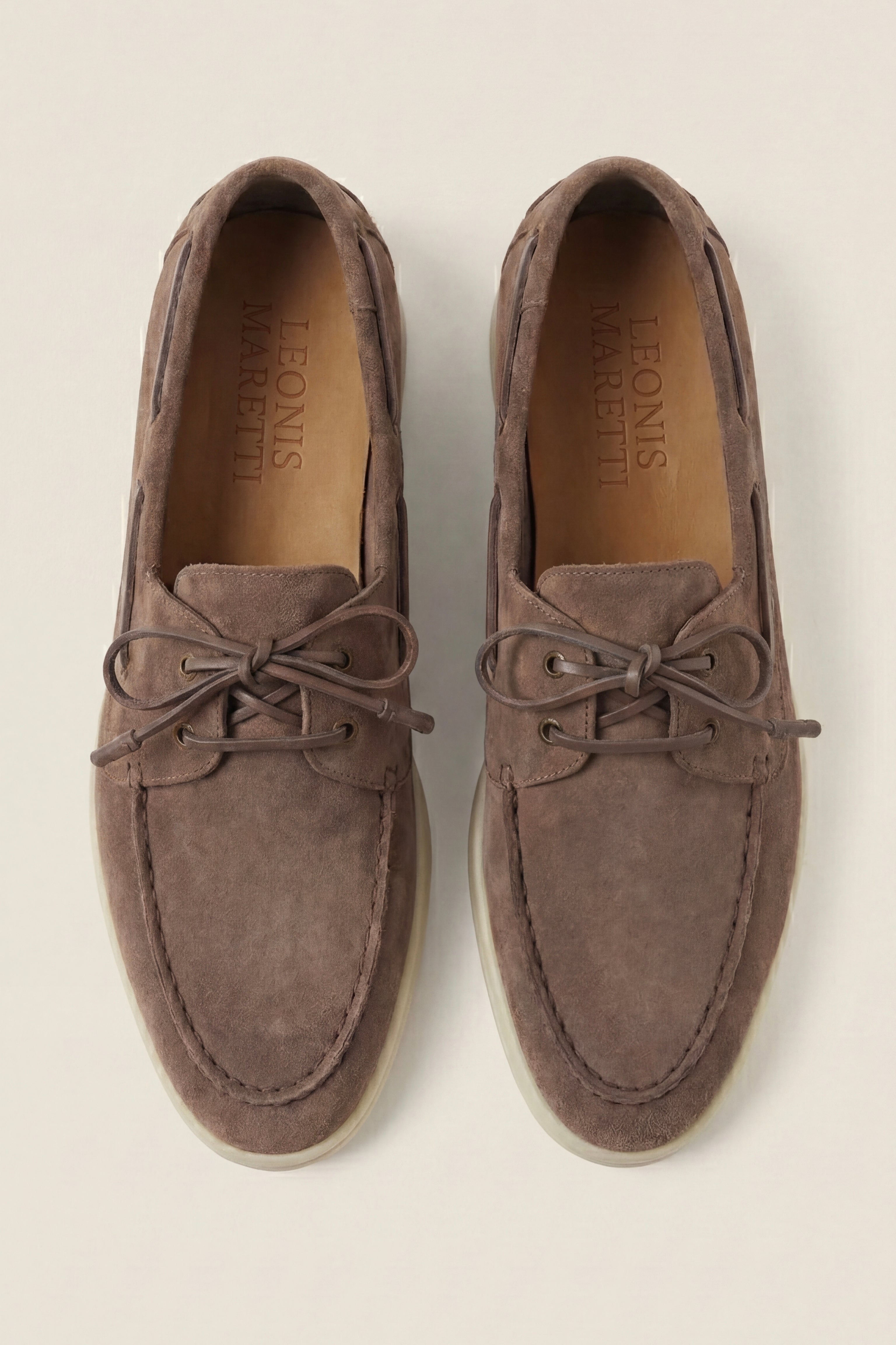 Marina Yacht Walk Suede Loafer Taupe