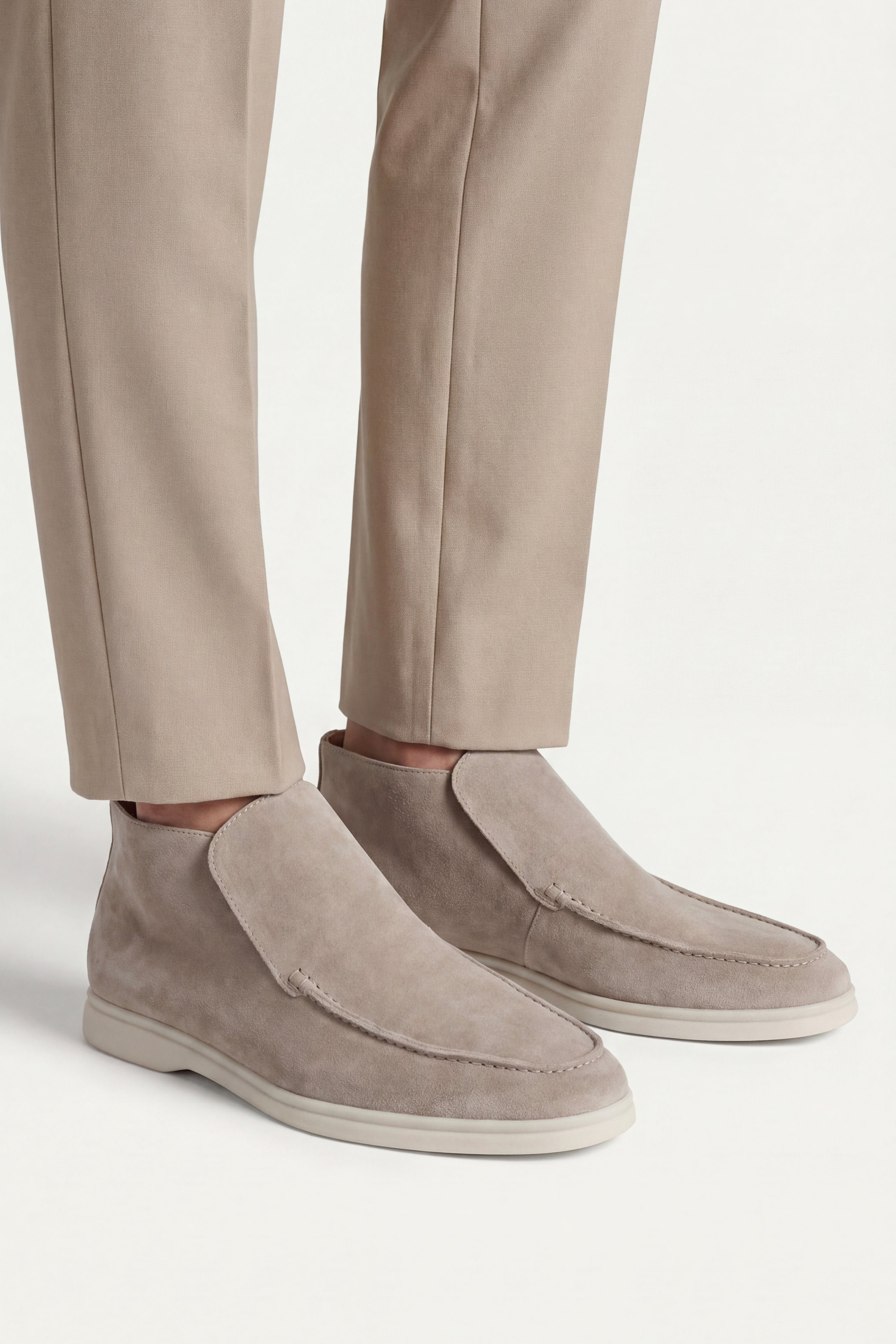 Arzano High Top Loafer Taupe