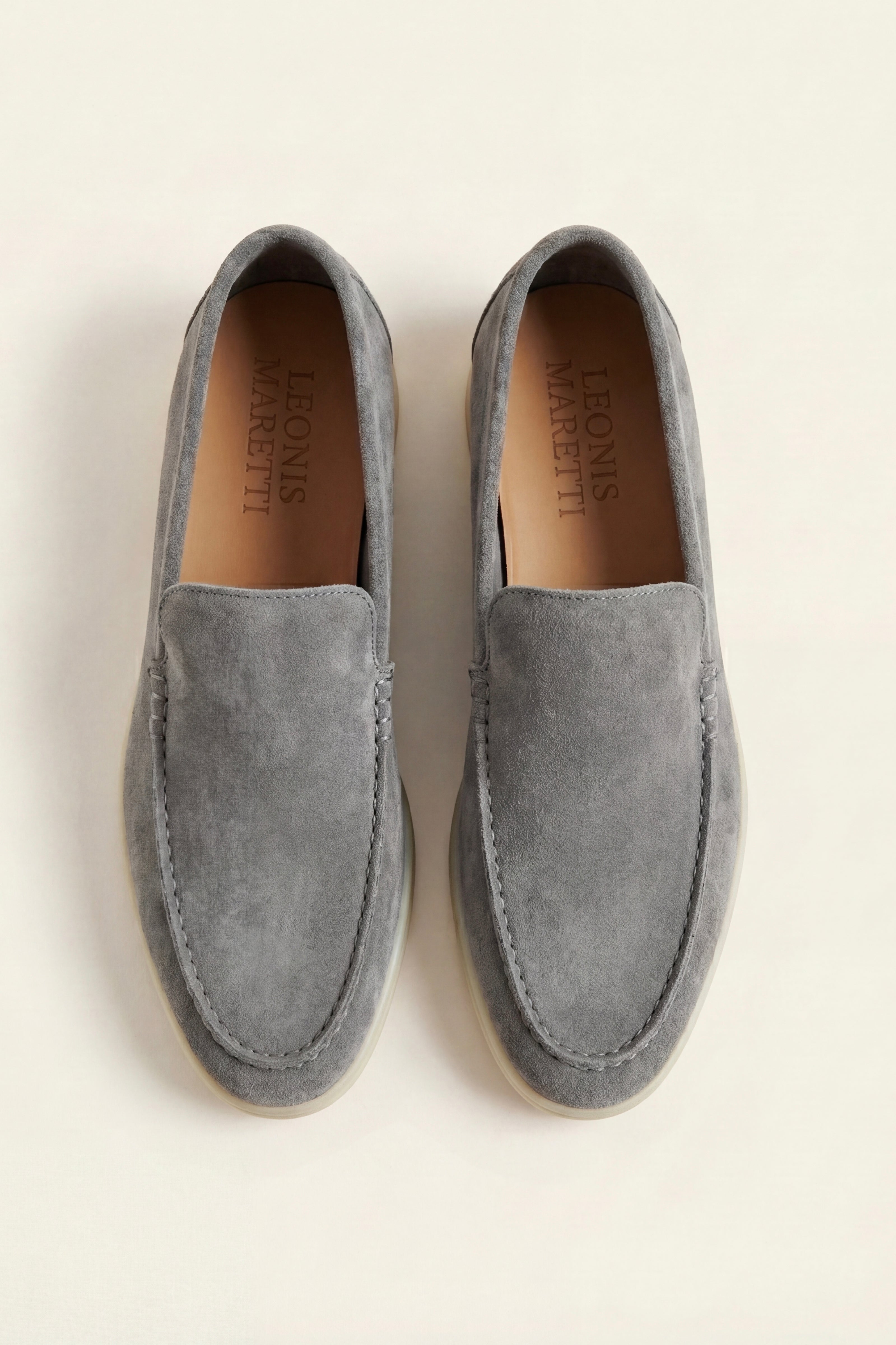 Leonis Suede Loafers Grey