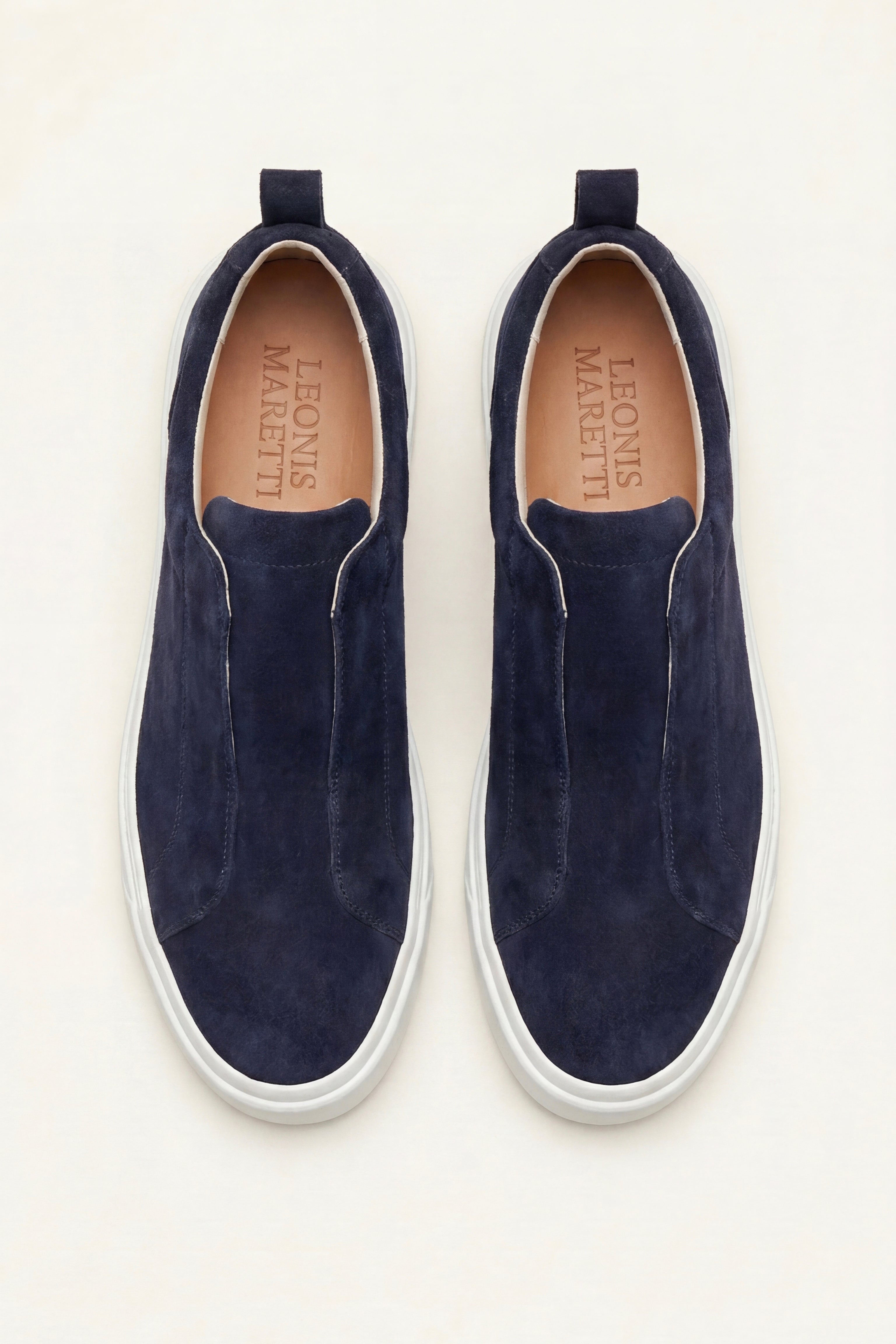 LeoMar V1 Suede Slip-On Navy