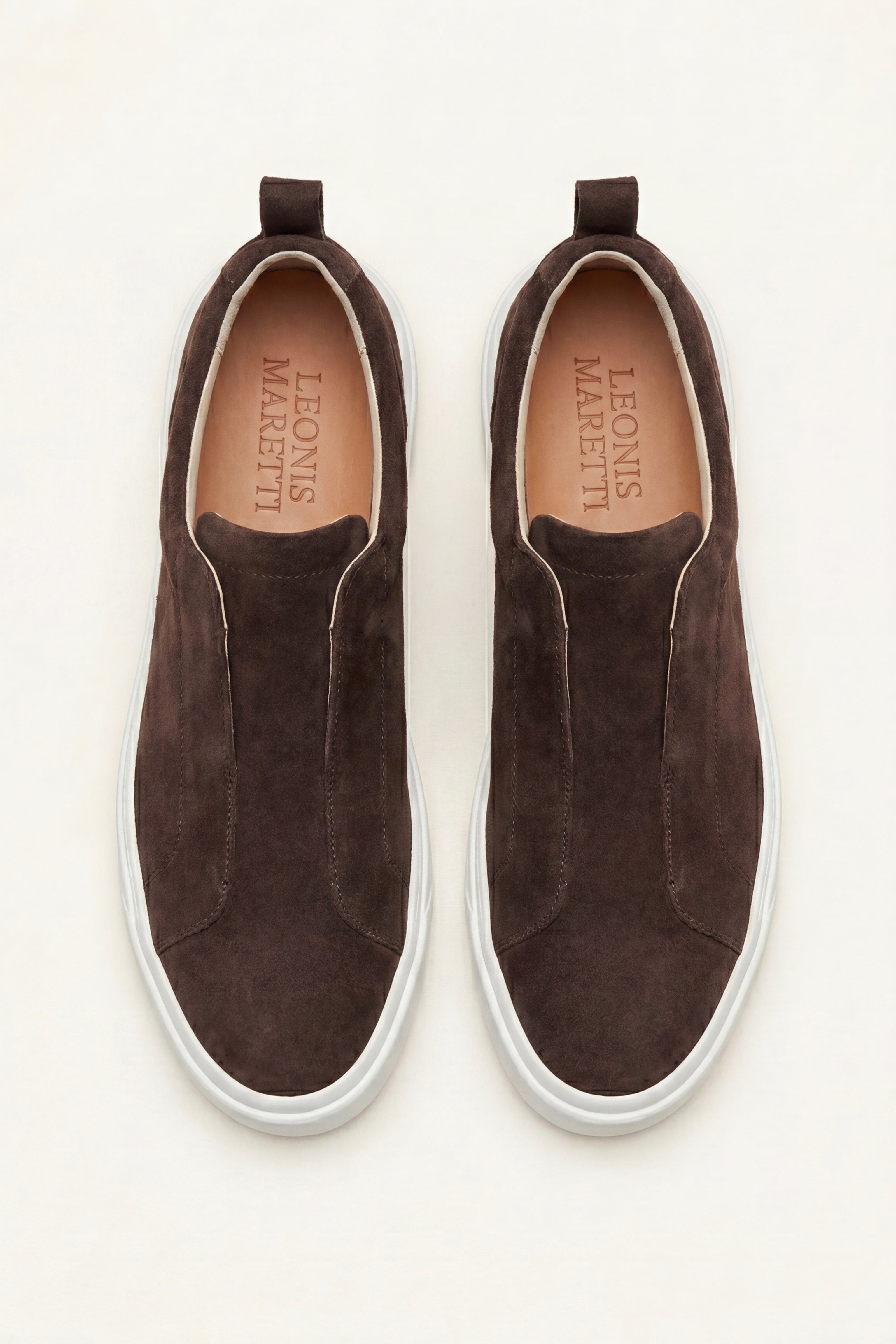 LeoMar V1 Suede Slip-On Brown