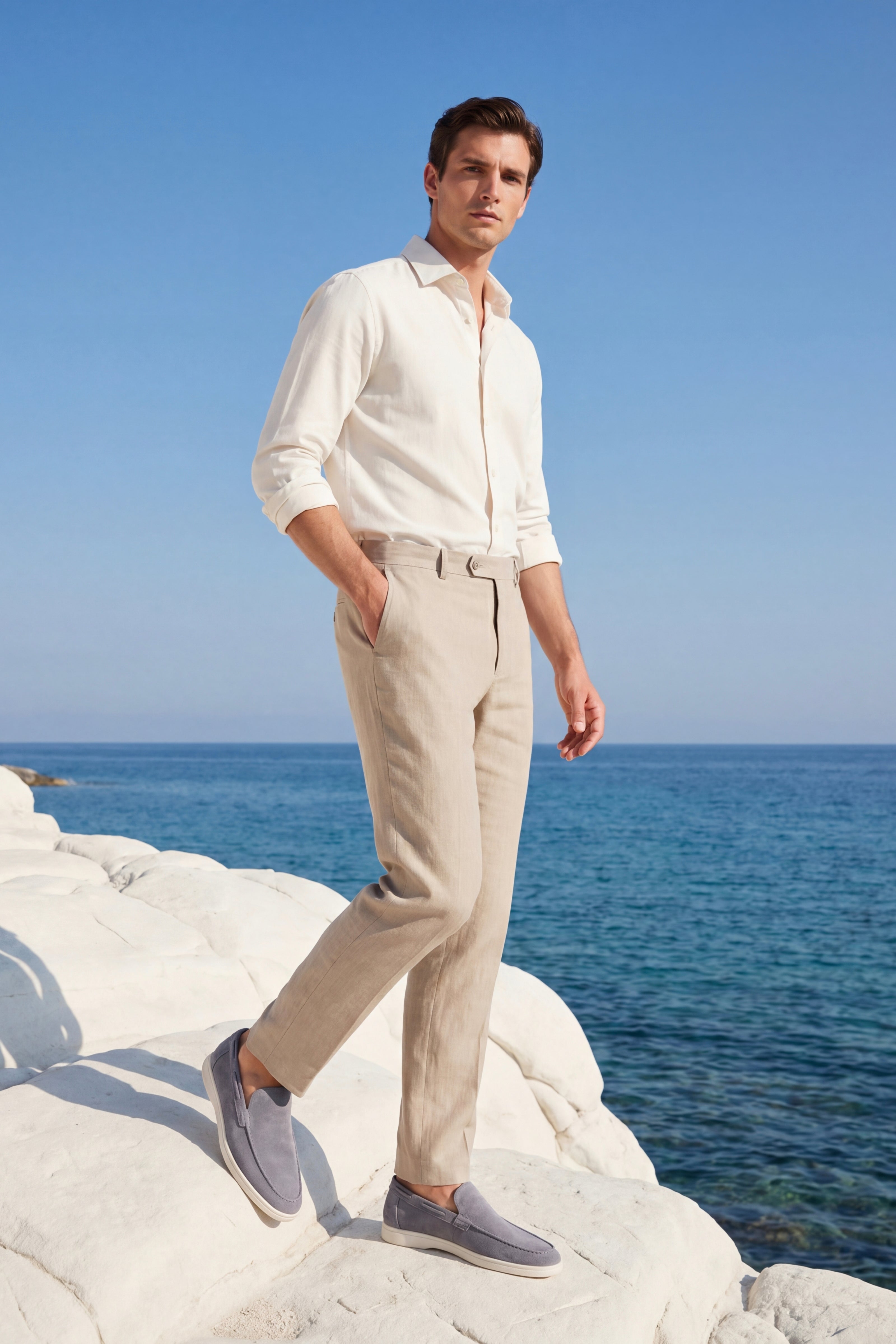 Leonis V2 Loafer Silver Grey
