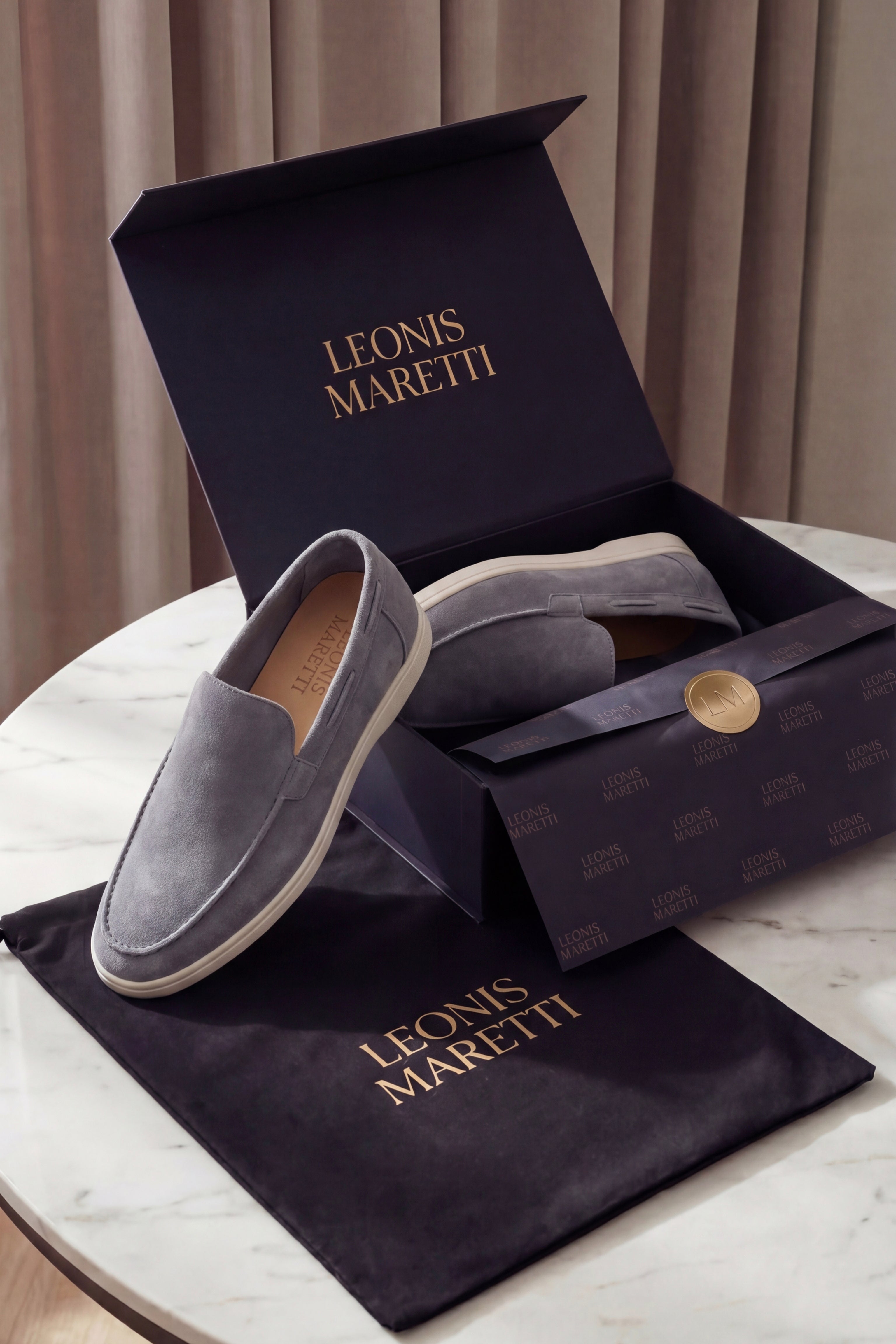 Leonis V2 Loafer Silver Grey