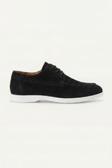 Maretti Suede Lace Shoes Black