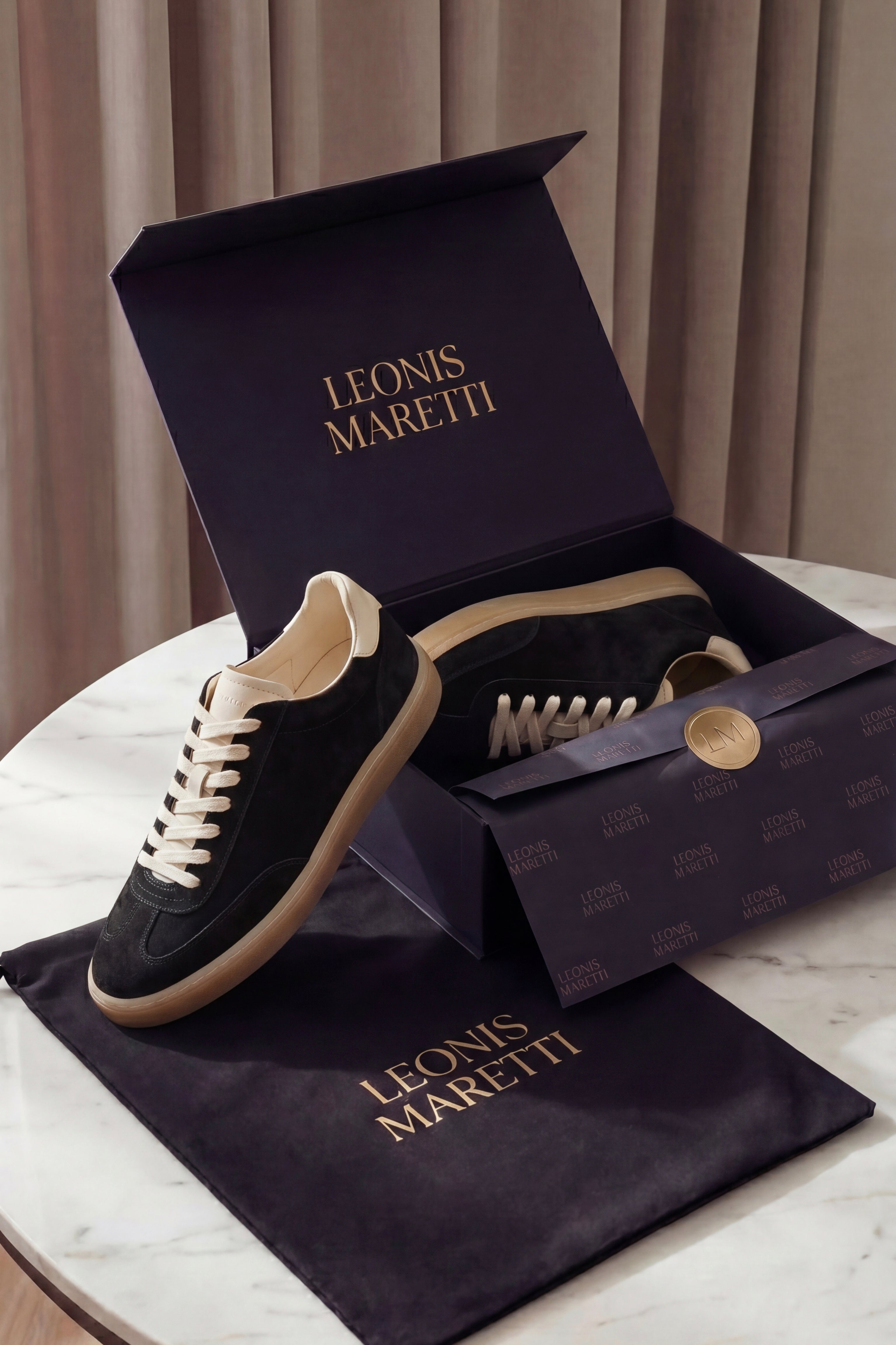 Lucca Summer Walk Sneaker Black