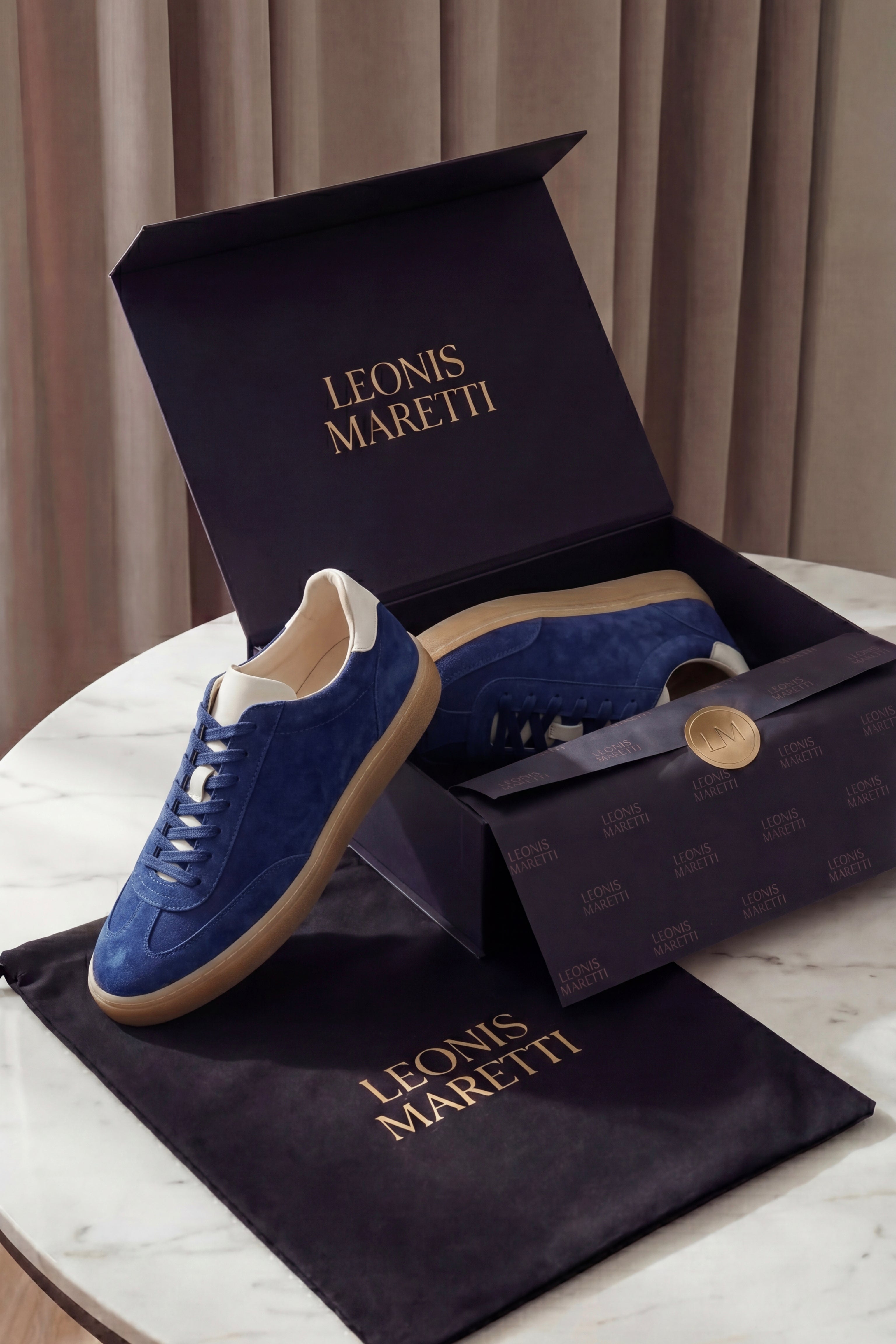 Lucca Summer Walk Sneaker Navy