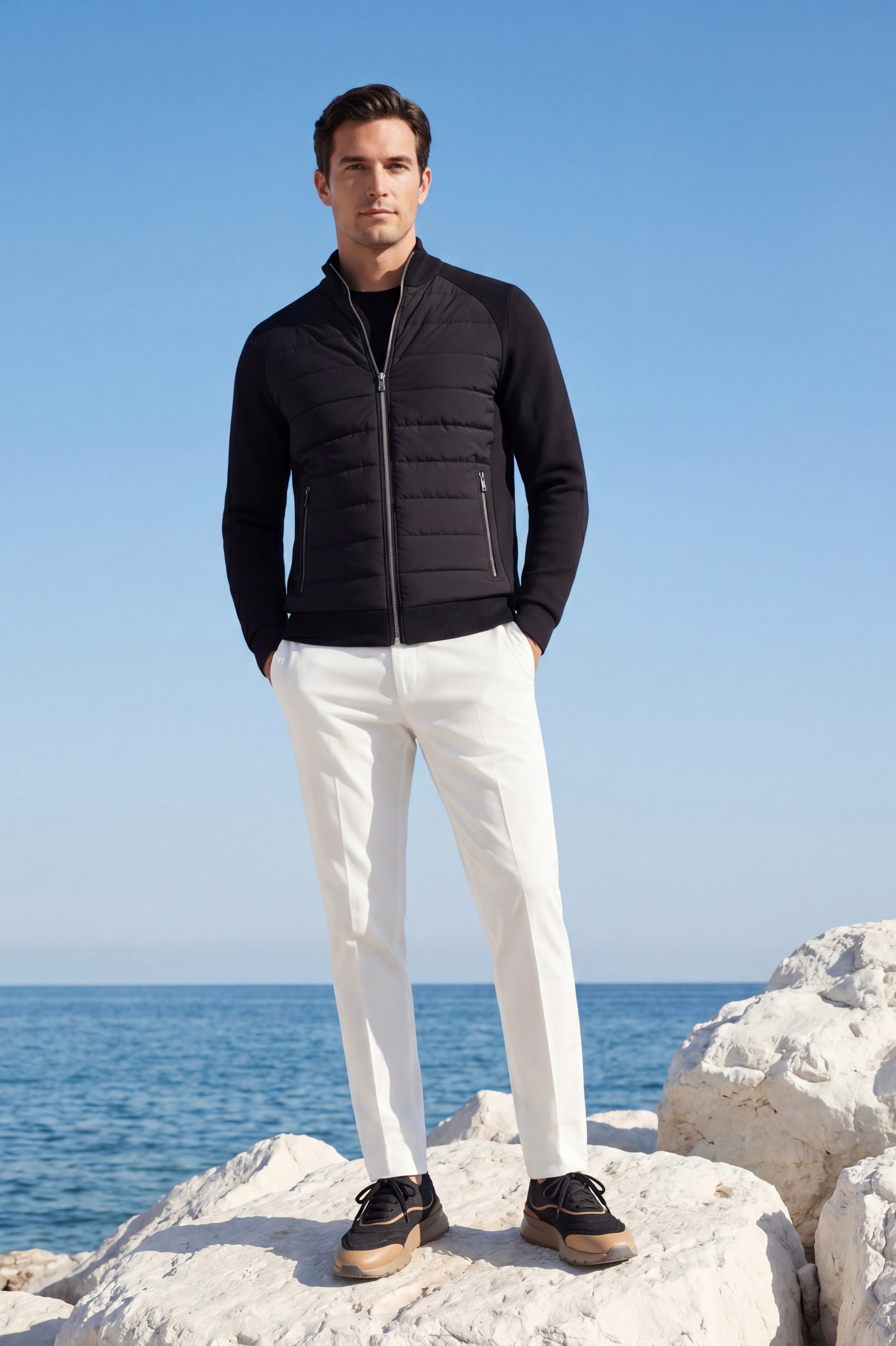 Bellori Wool Padded Jacket Black