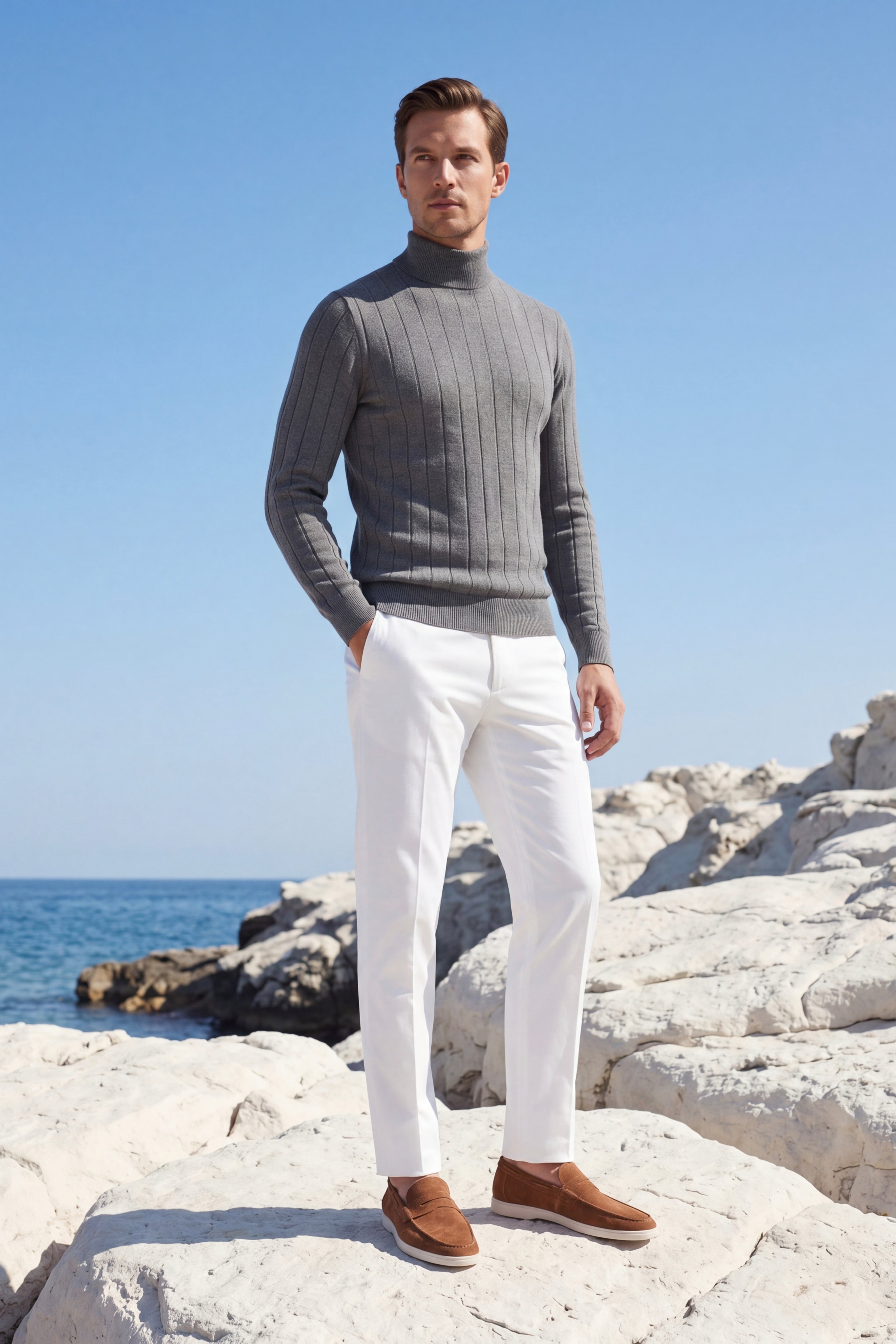 Arleno Turtleneck Grey