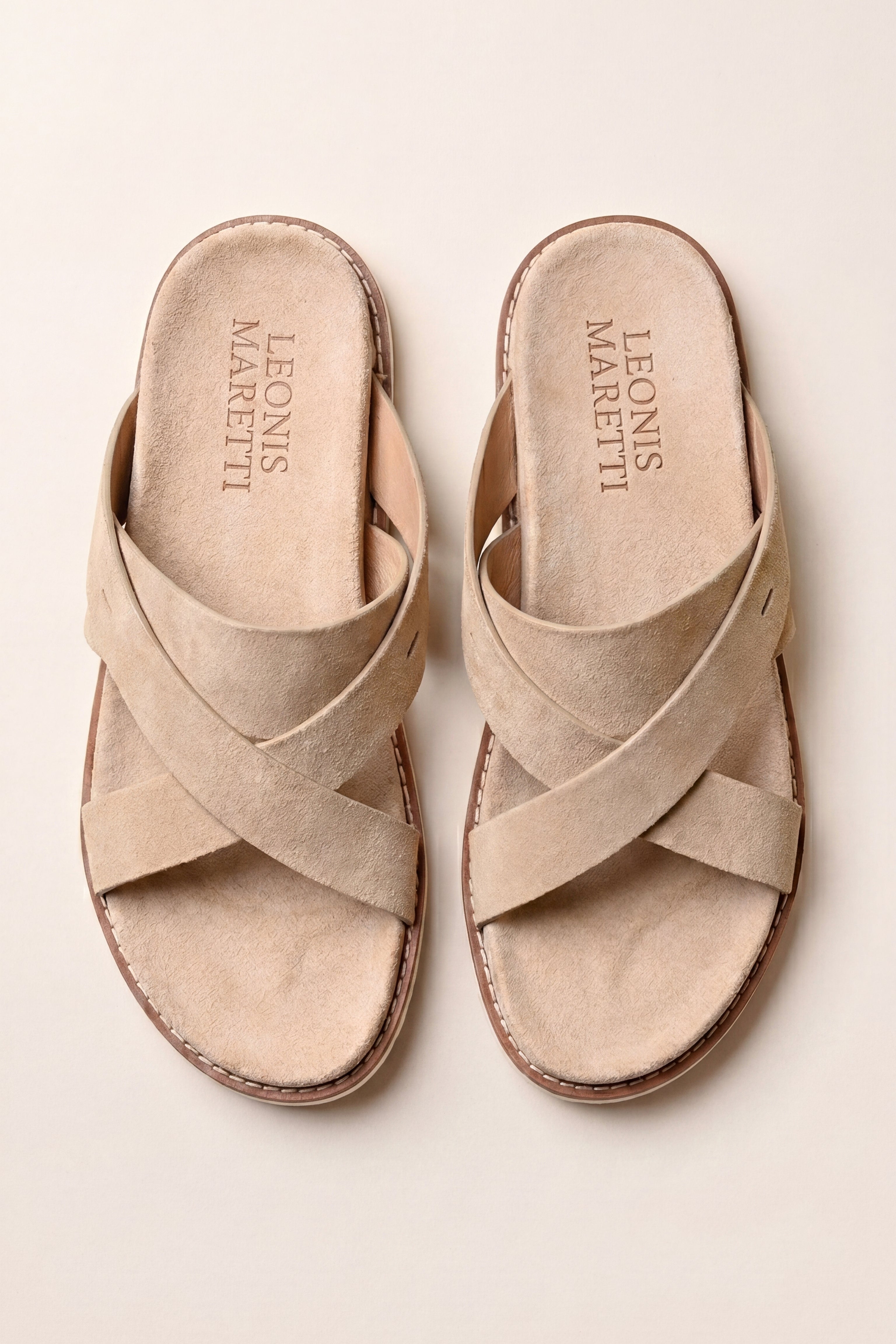 Ravello Cross Slides Beige