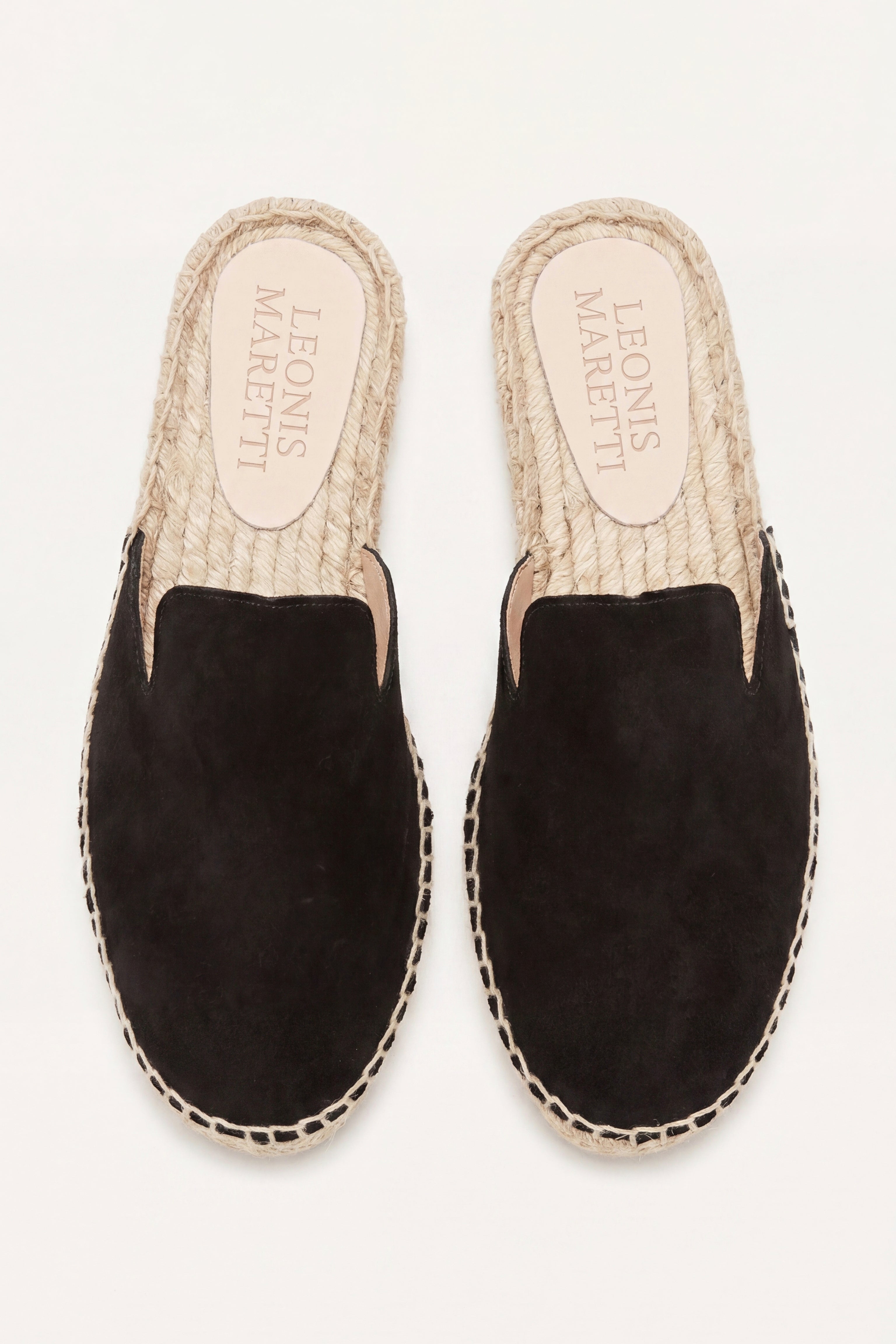 Taormina Espadrille Mule Black
