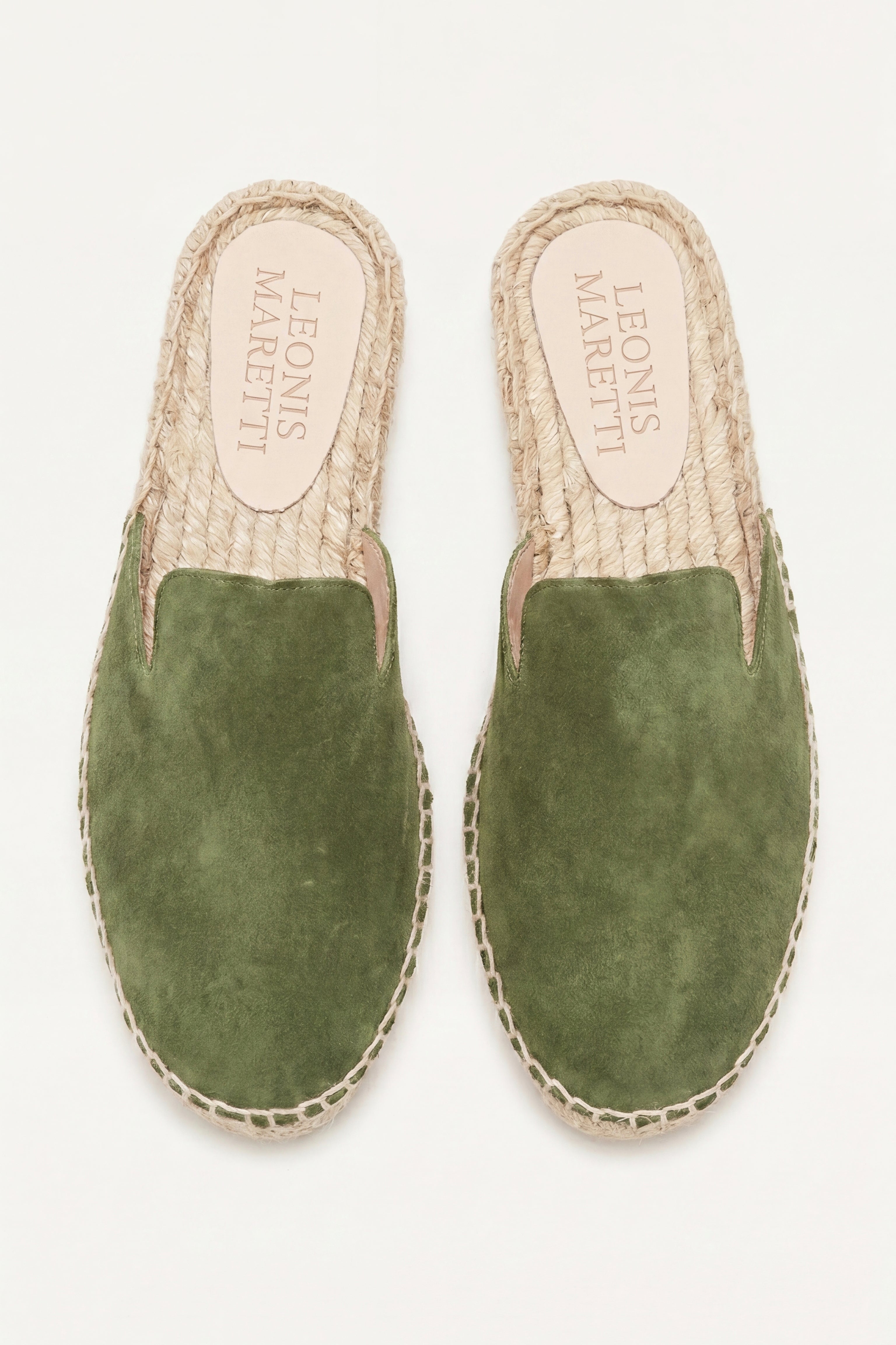 Taormina Espadrille Mule Green