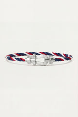Ortigia Platinum Bracelet Blue/Red/White