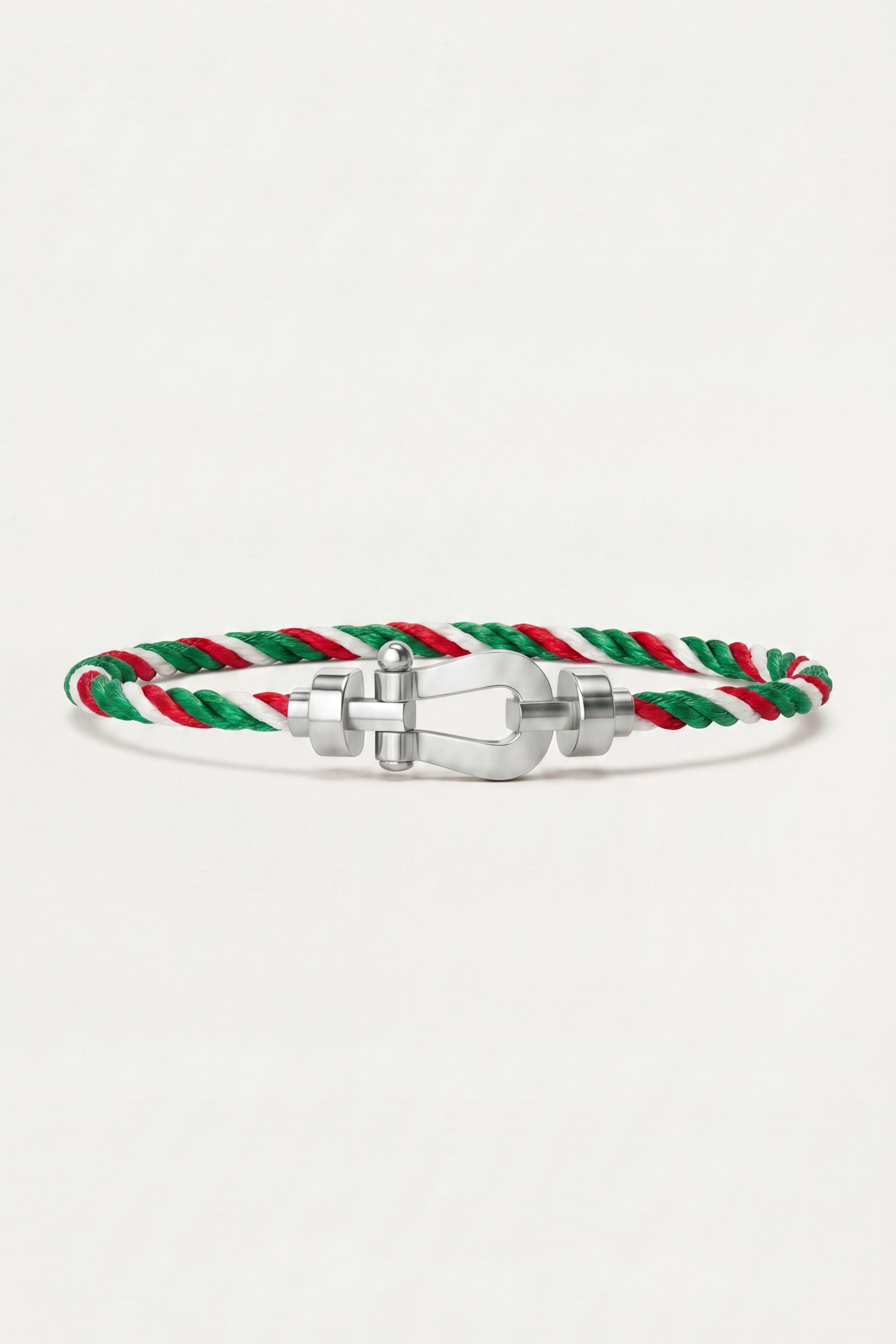 Ortigia Platinum Bracelet Green/Red/White