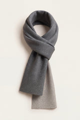 Belluno Reversible Scarf Charcoal