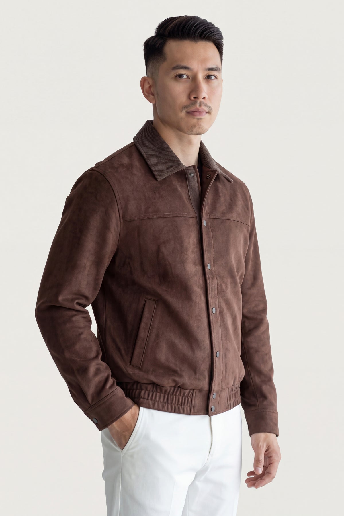Cosenza Suede Jacket Brown